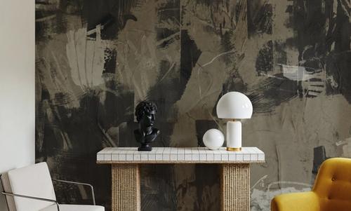Plaster and Ebony I