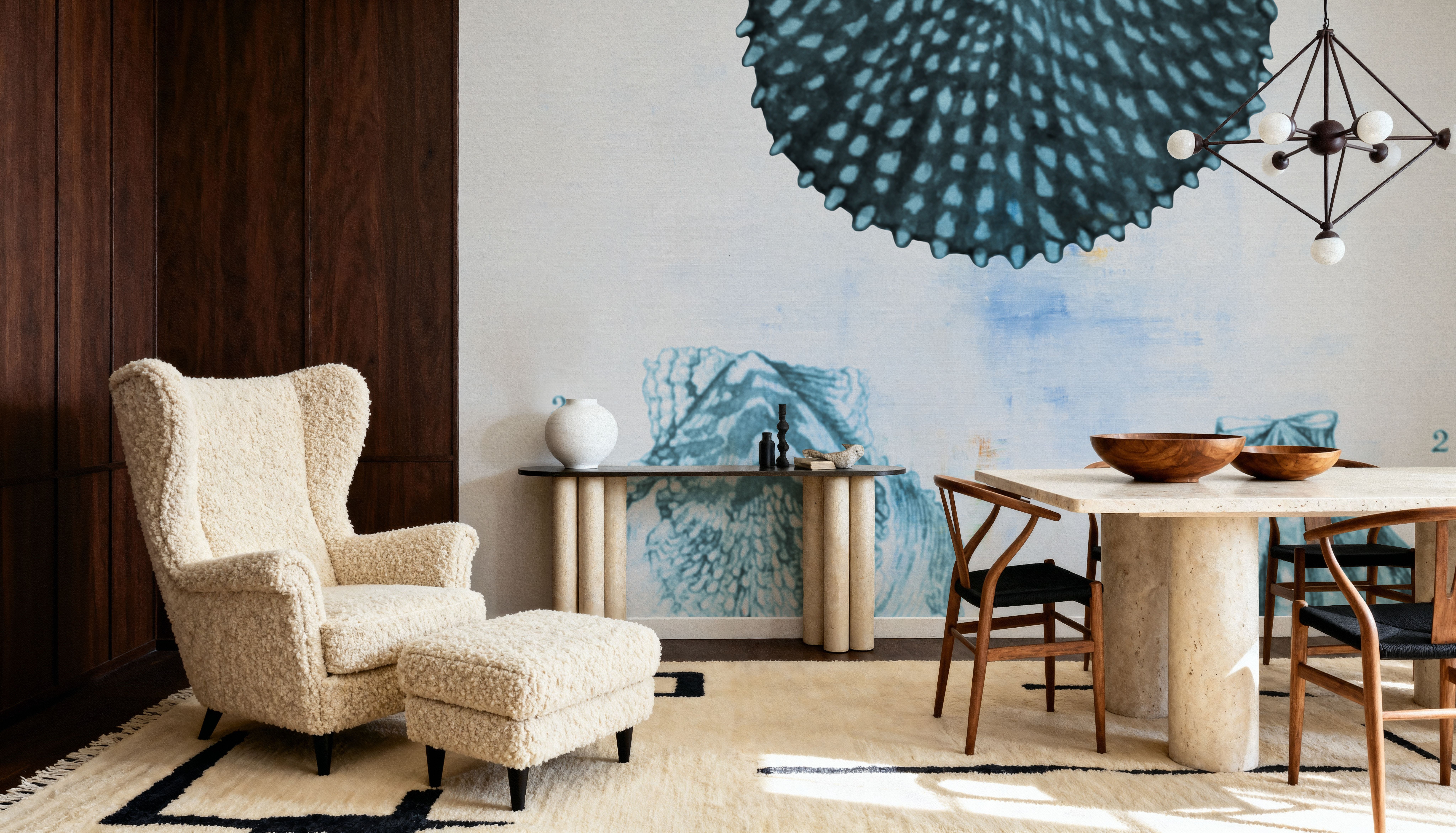 Blue Bay VII, Papel de parede