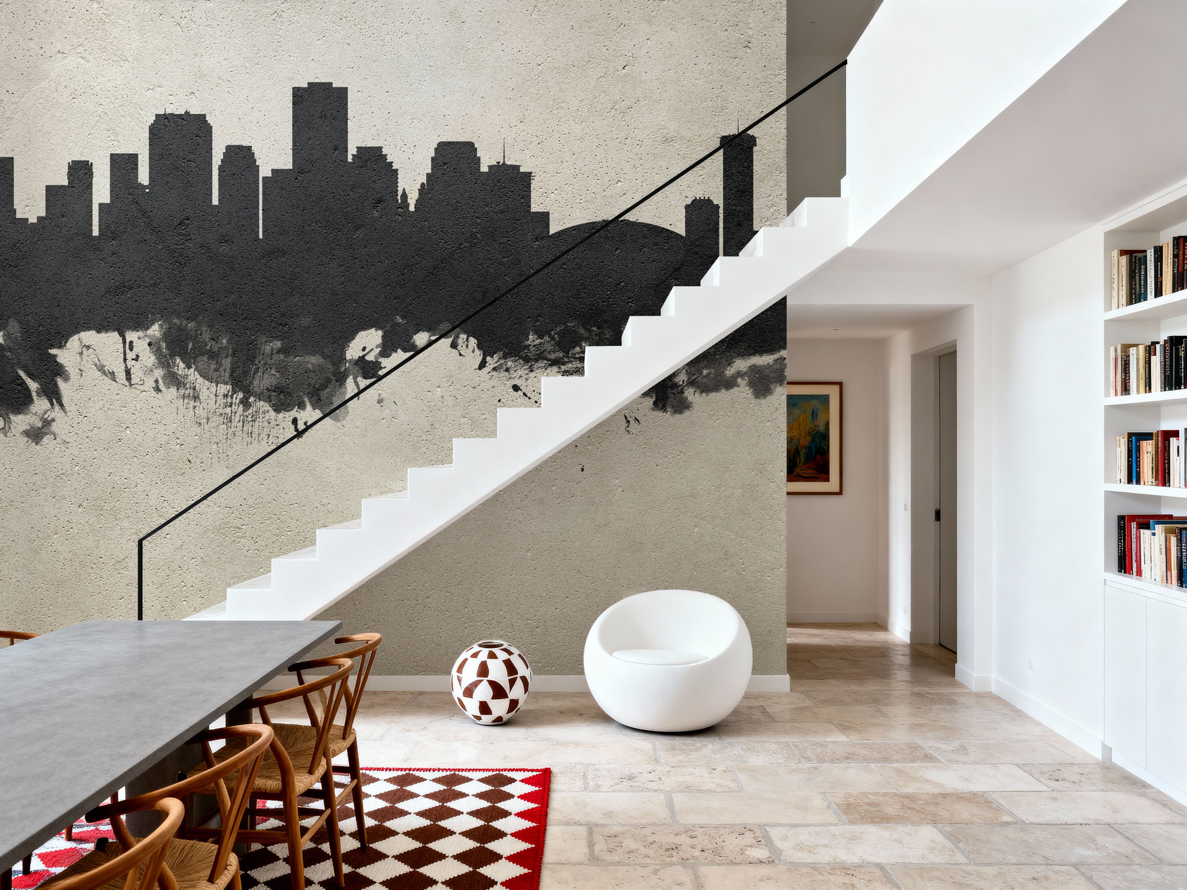 New Orleans Louisiana Skyline Concrete