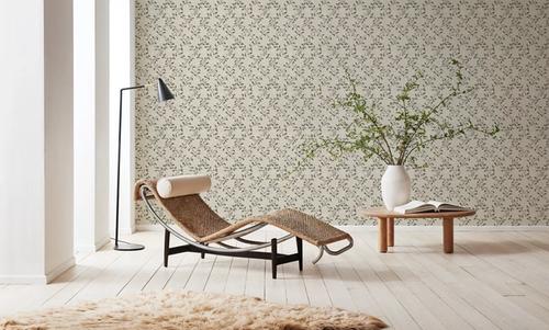 Emerald Trellis Petite, Cream