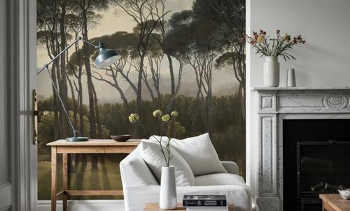 Mediterranean Pine Landscape, Vintage