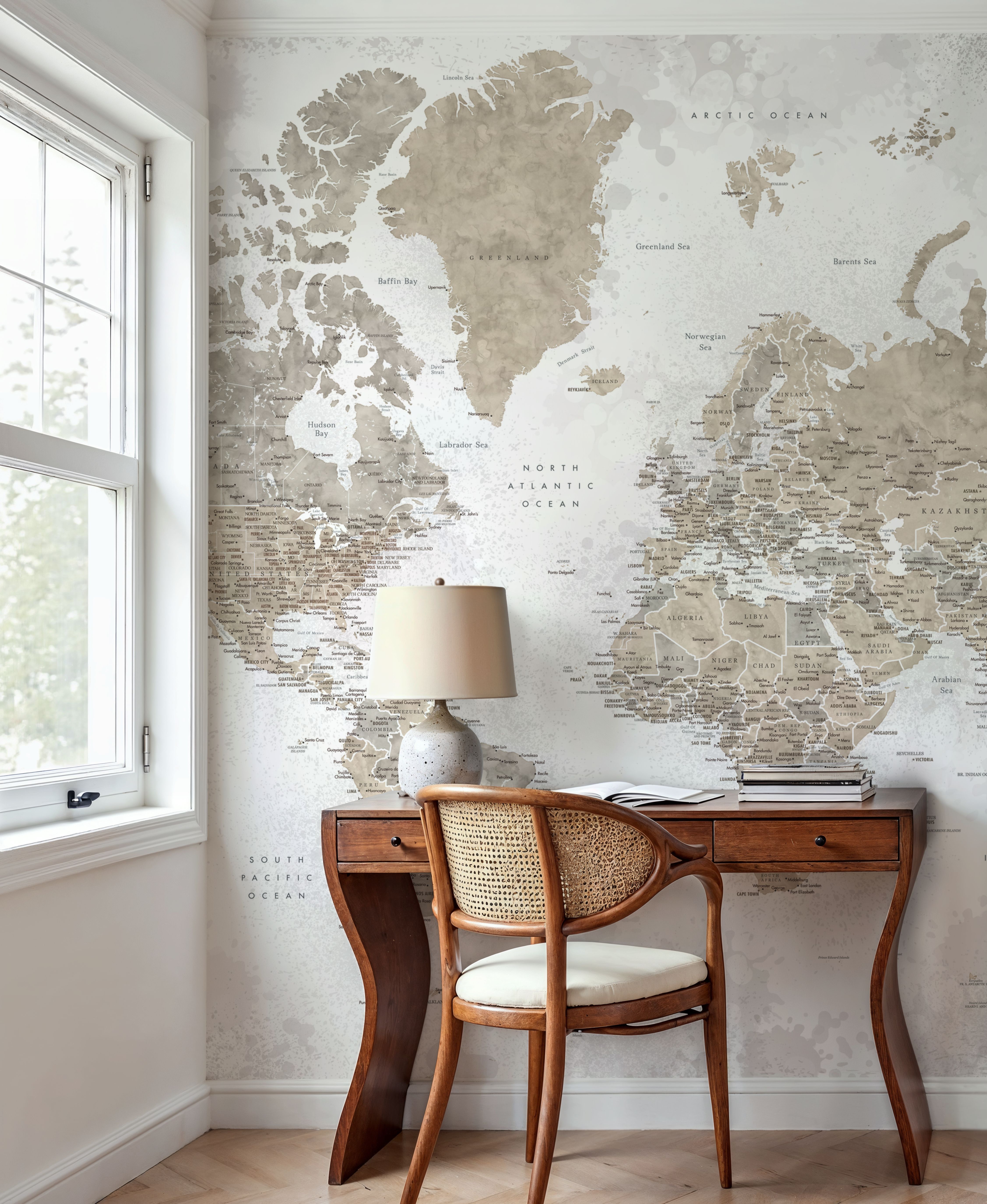 World Map Cities - Kacia
