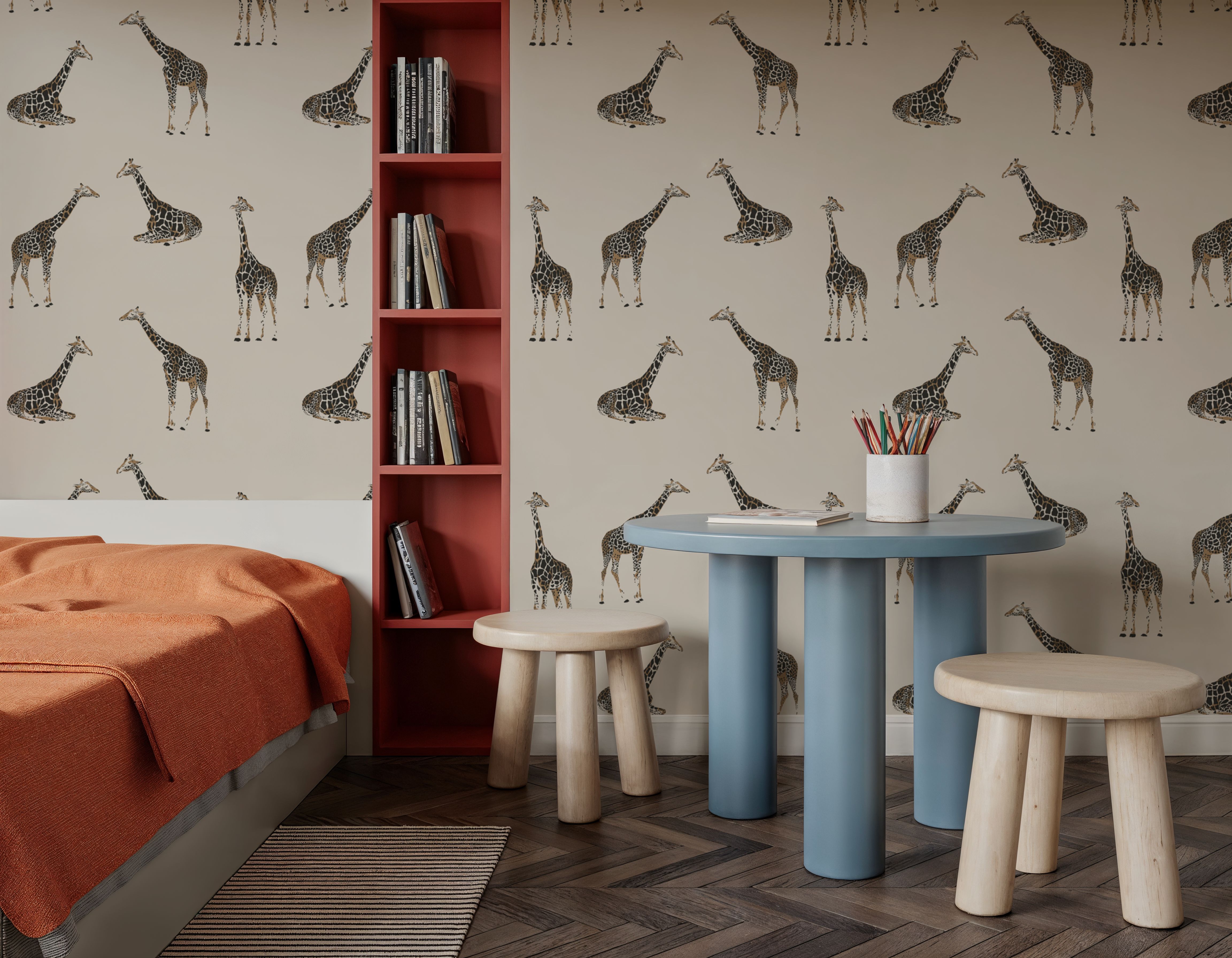 Giraffes At Gogo Falls