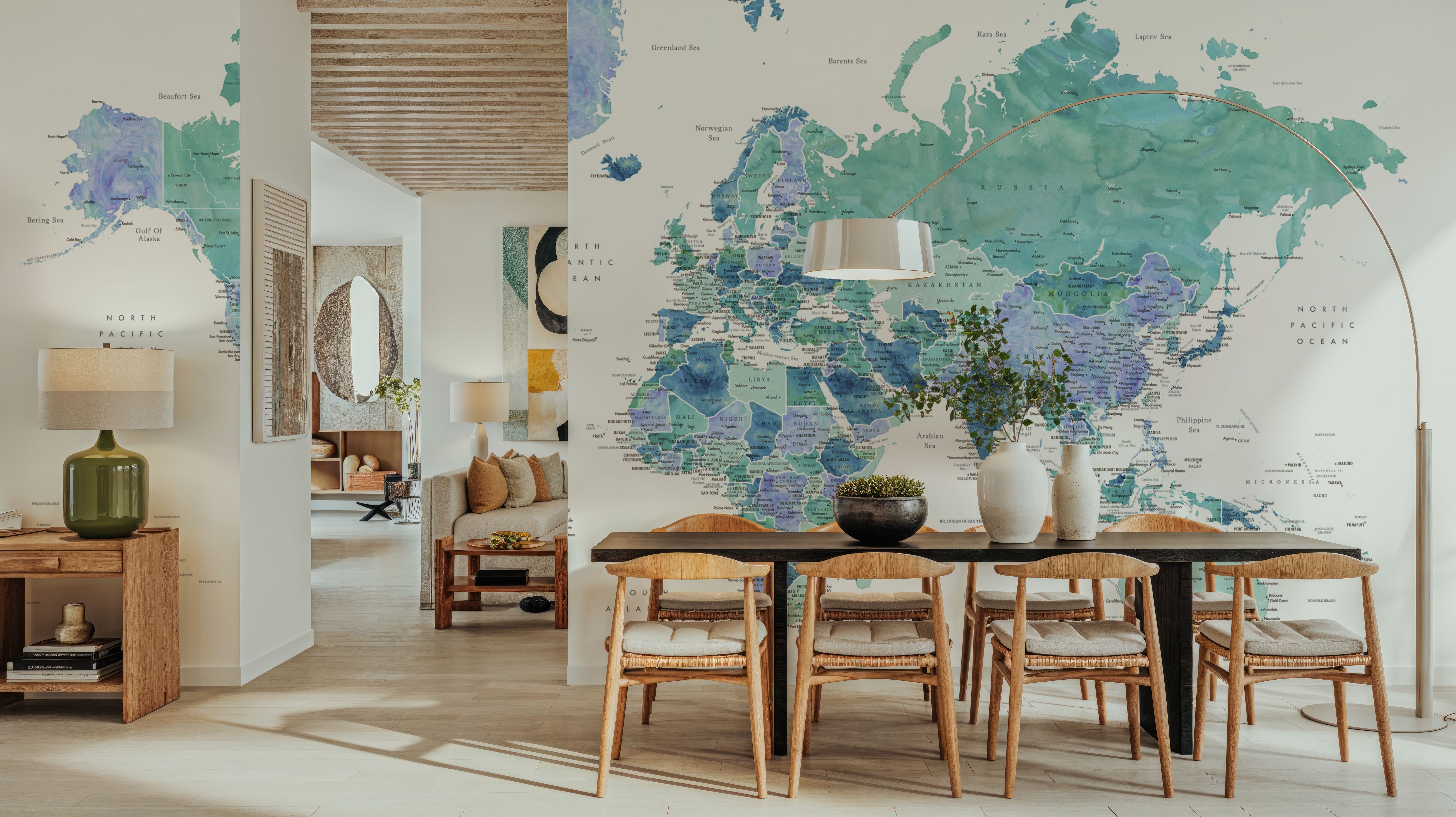World Map Cities - Elizenda