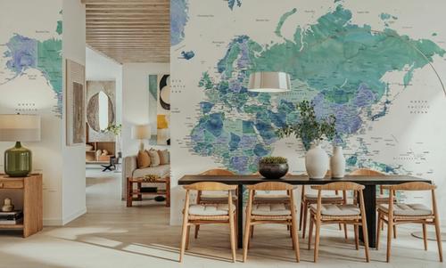 World Map Cities - Elizenda