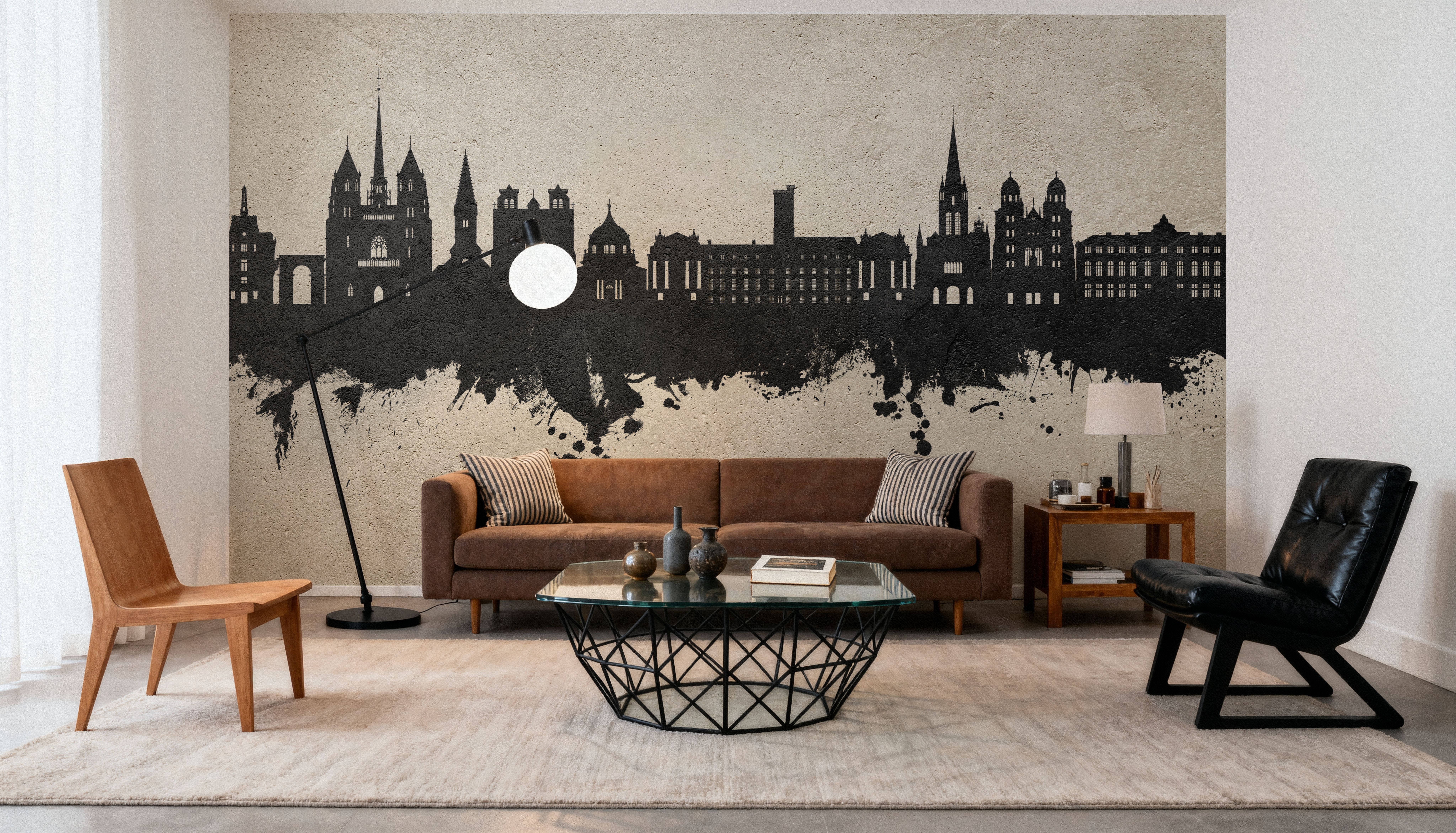 Dijon France Skyline Concrete