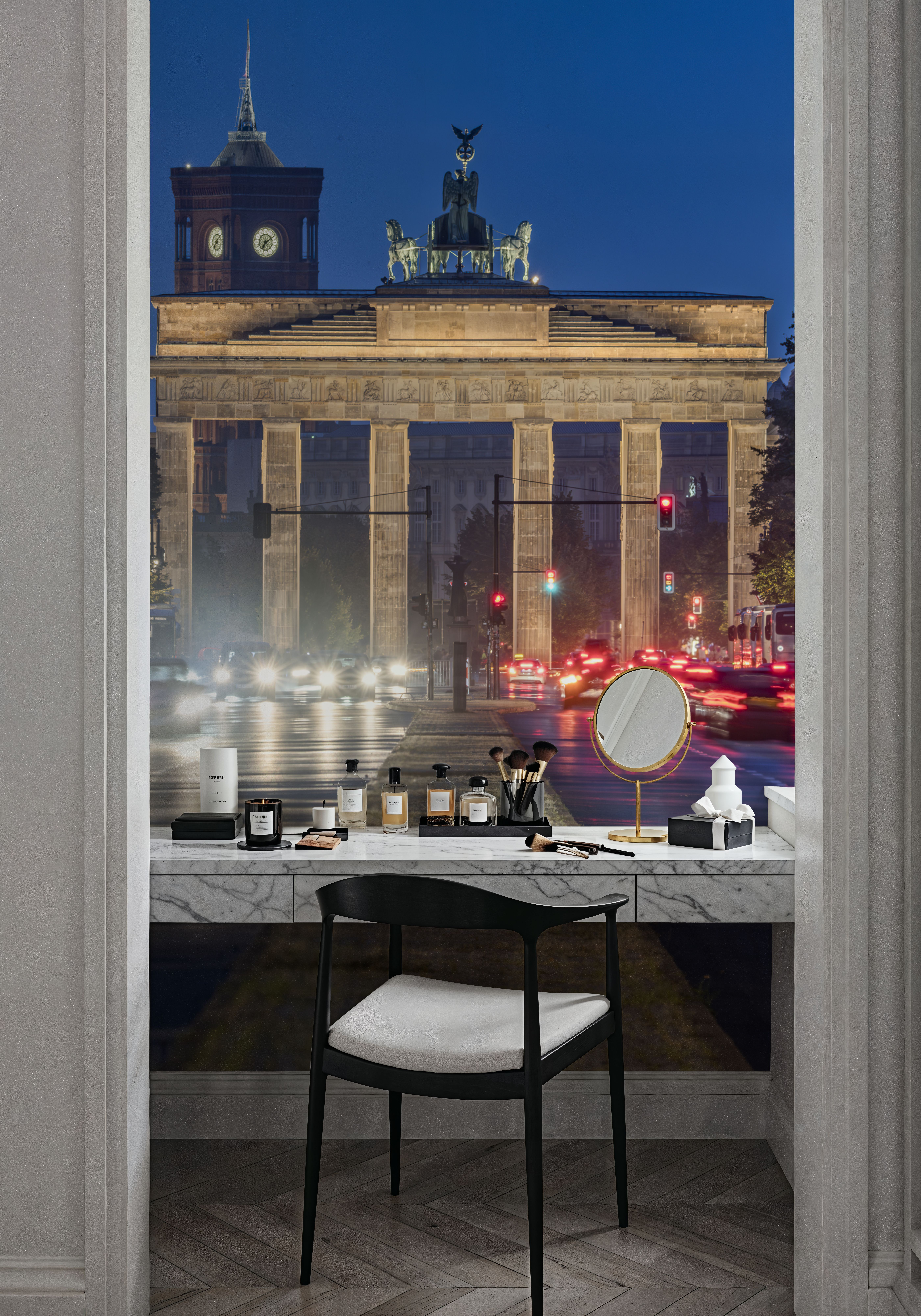 Brandenburger Tor und Rotes Rathaus