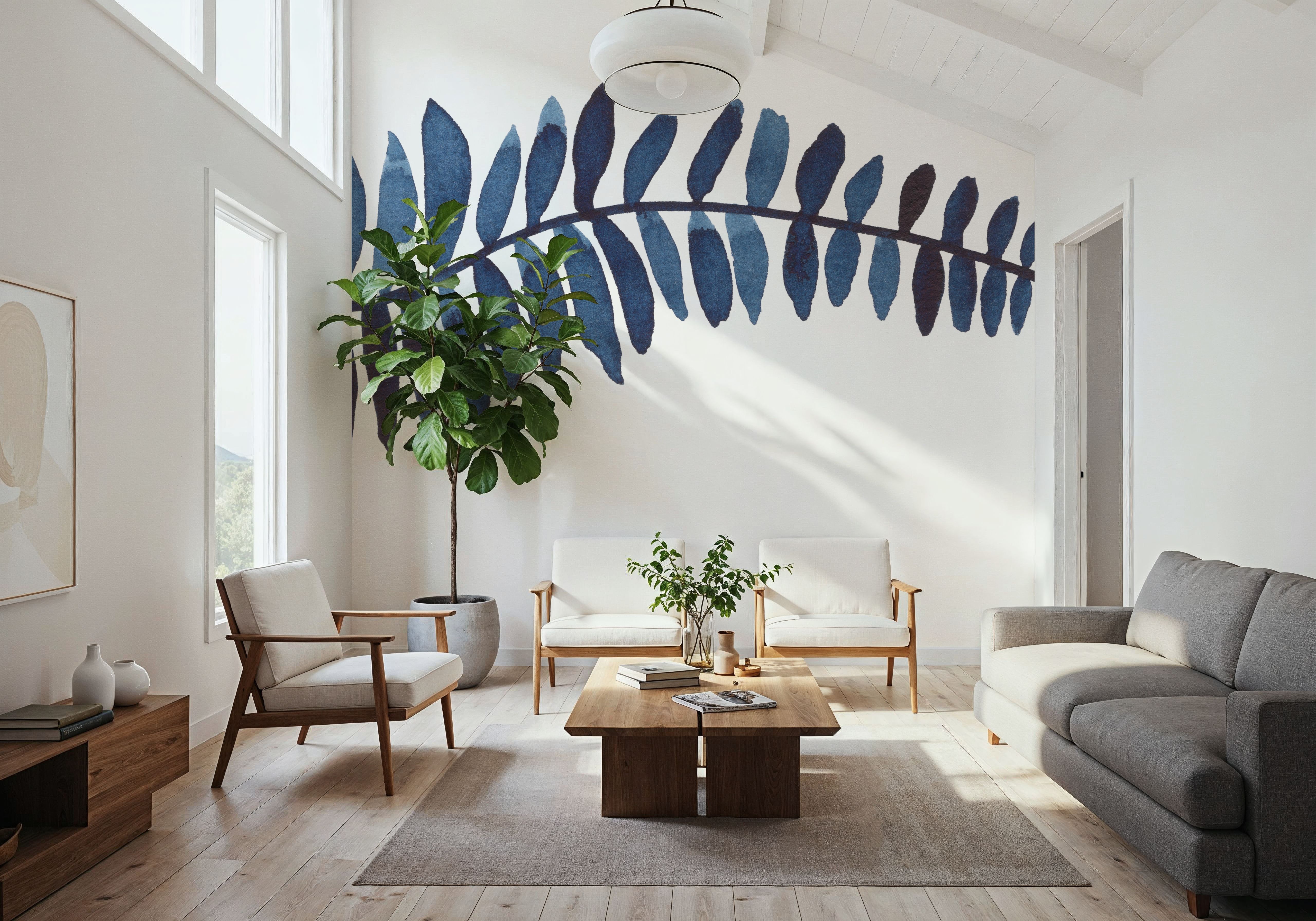 Forest Fern I, Wallpaper