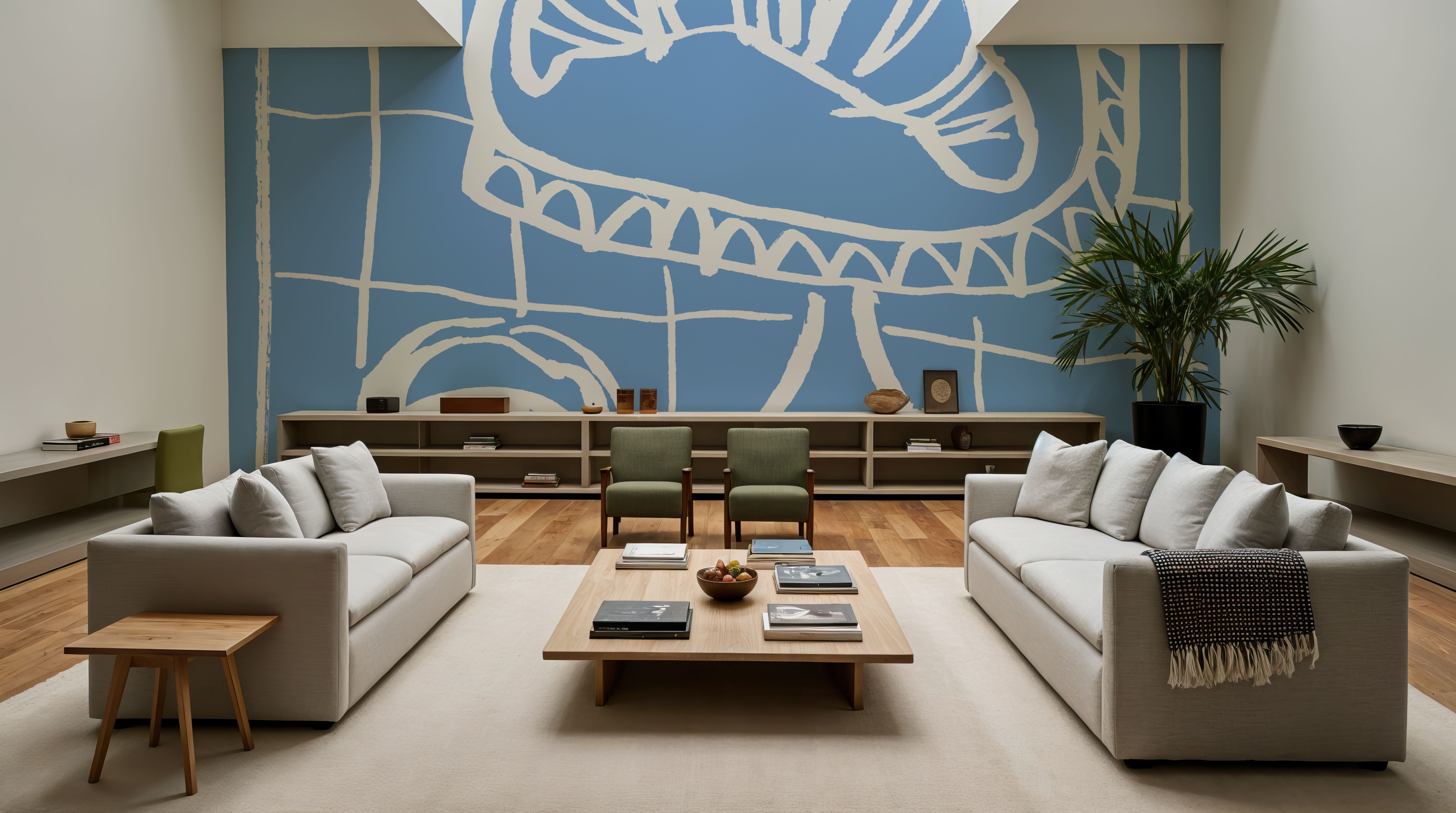 Breakfast Doodles IV Blue