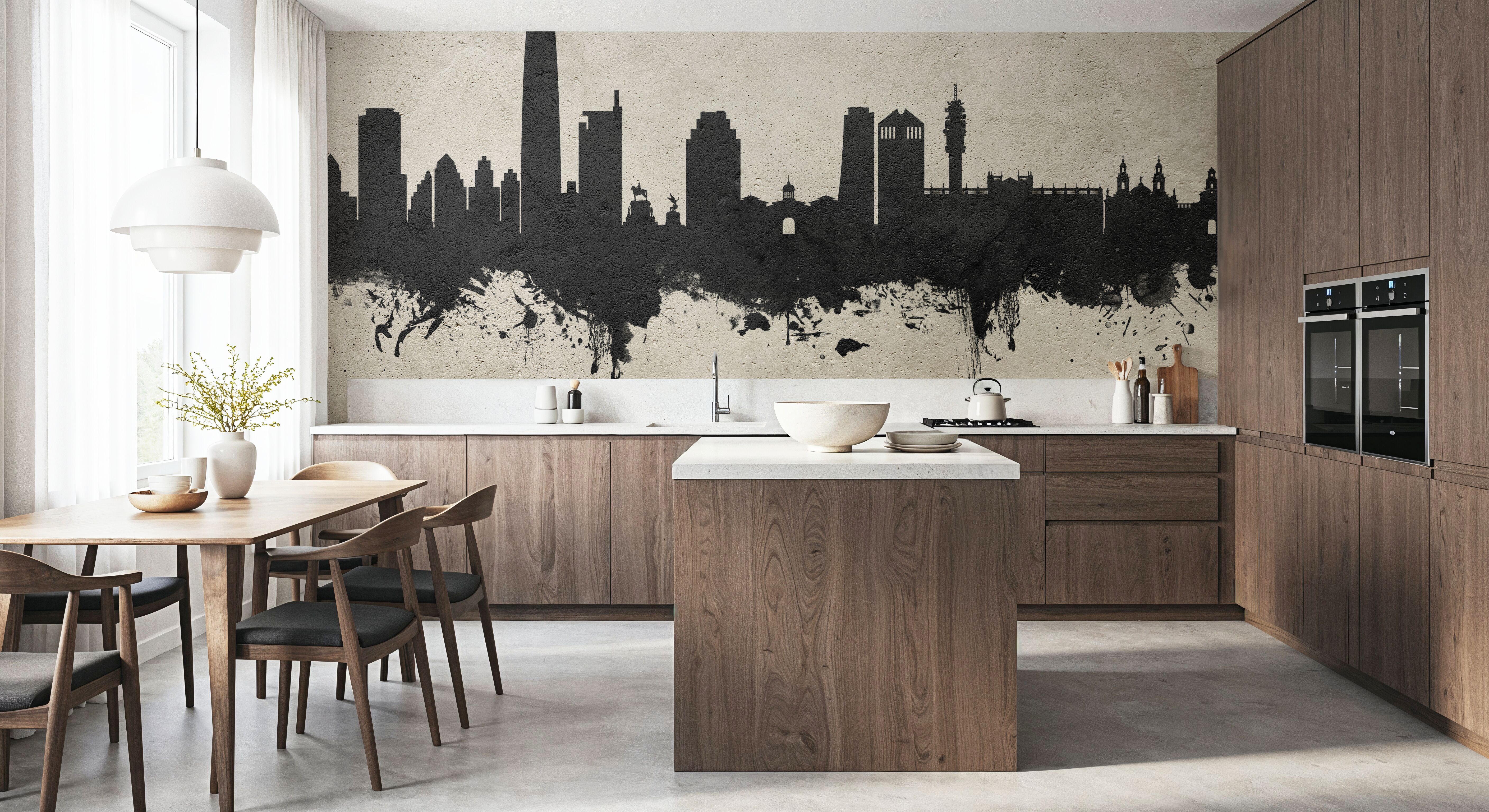 Santiago de Chile Skyline Concrete