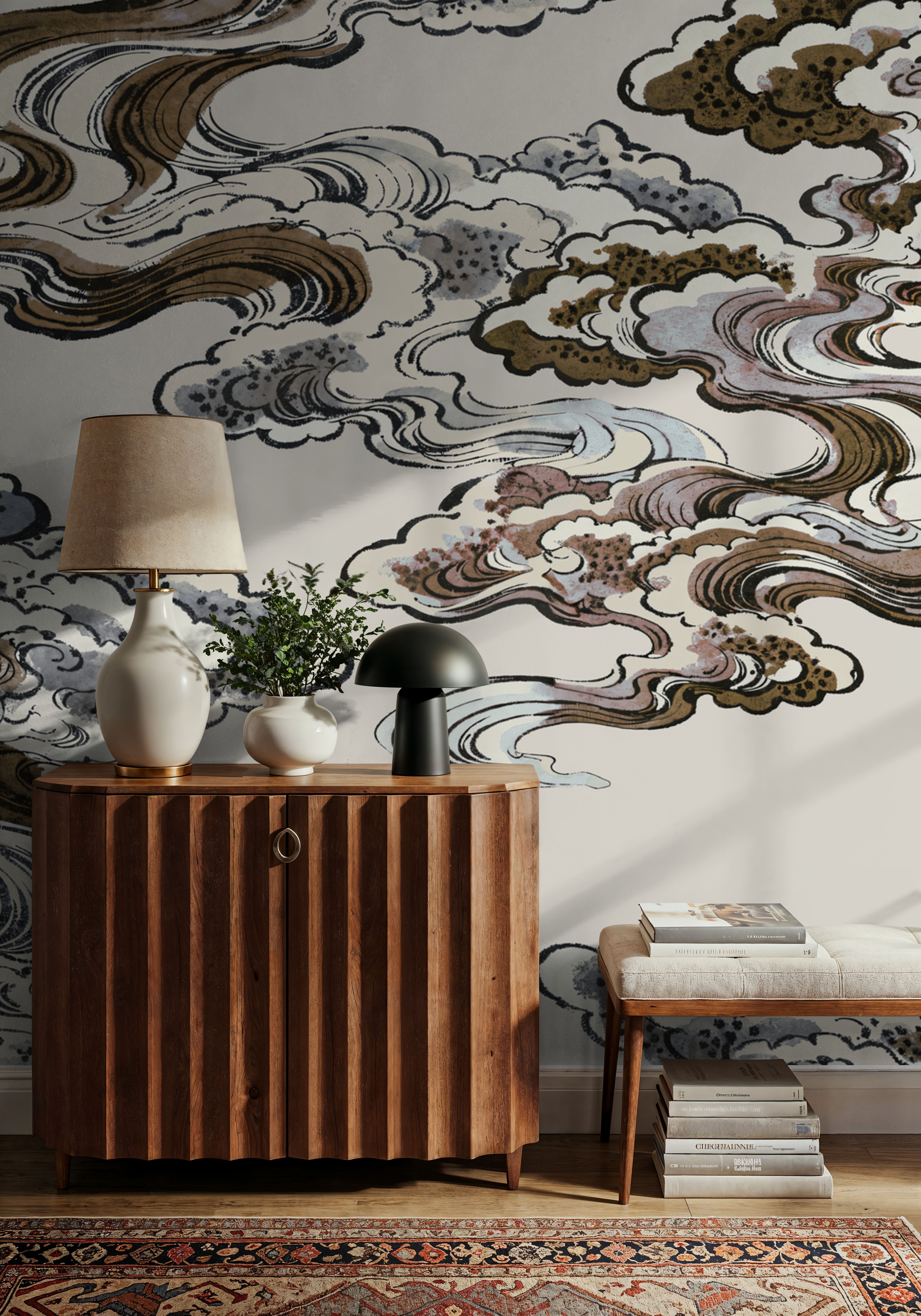 Ukiyo-e Clouds, Browns