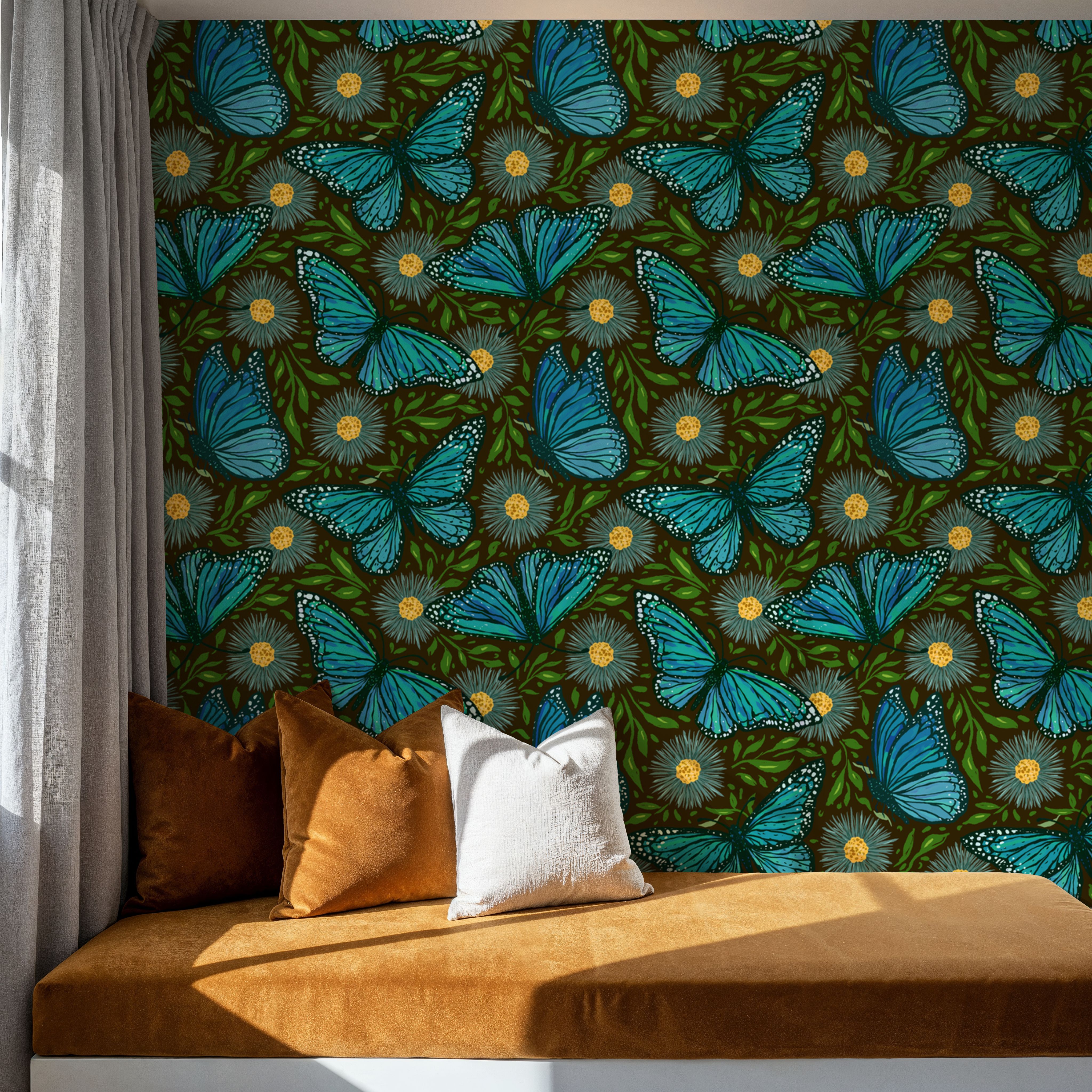 Papillion II, Aqua on Mud