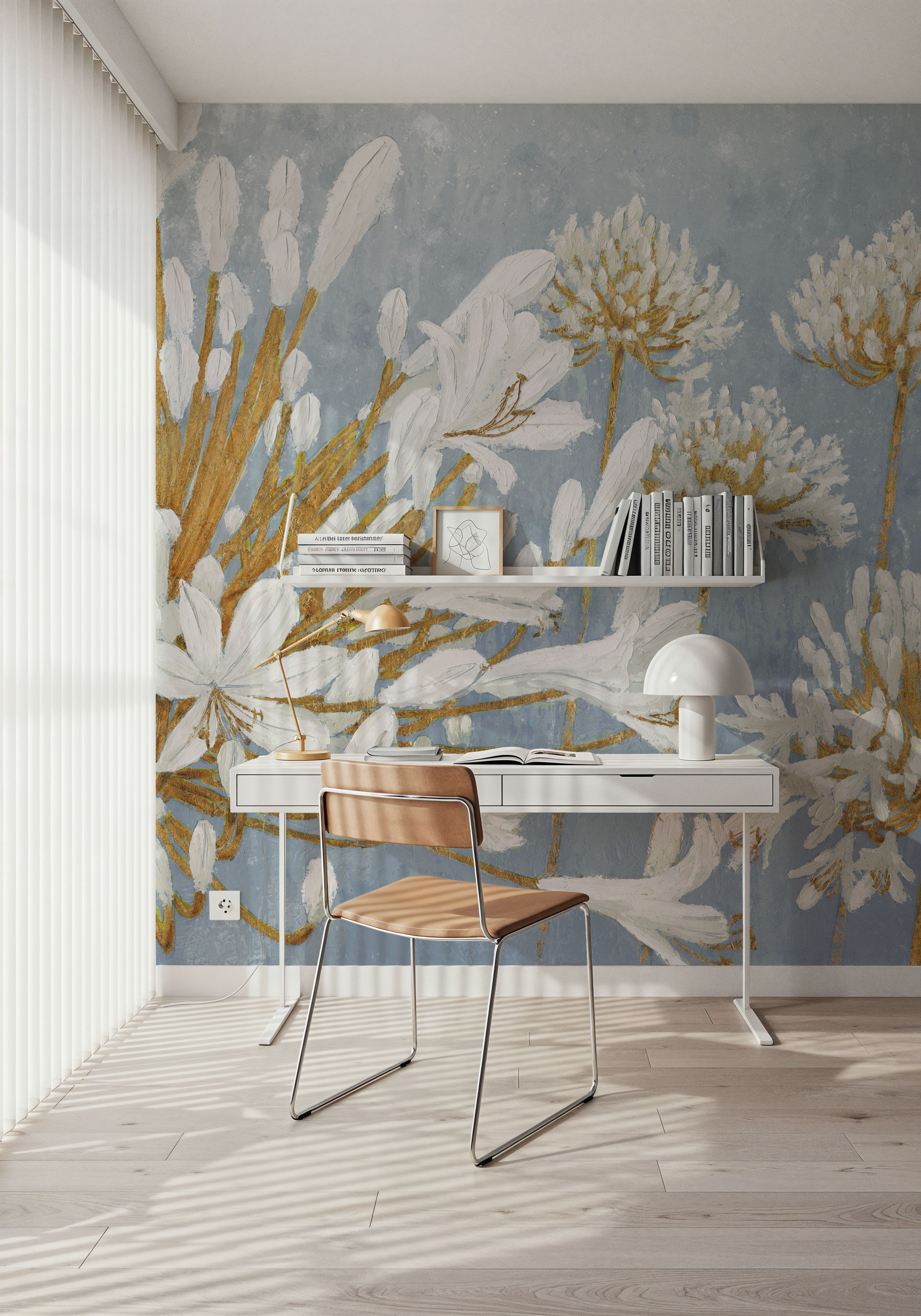 Golden Spring Blue Gray