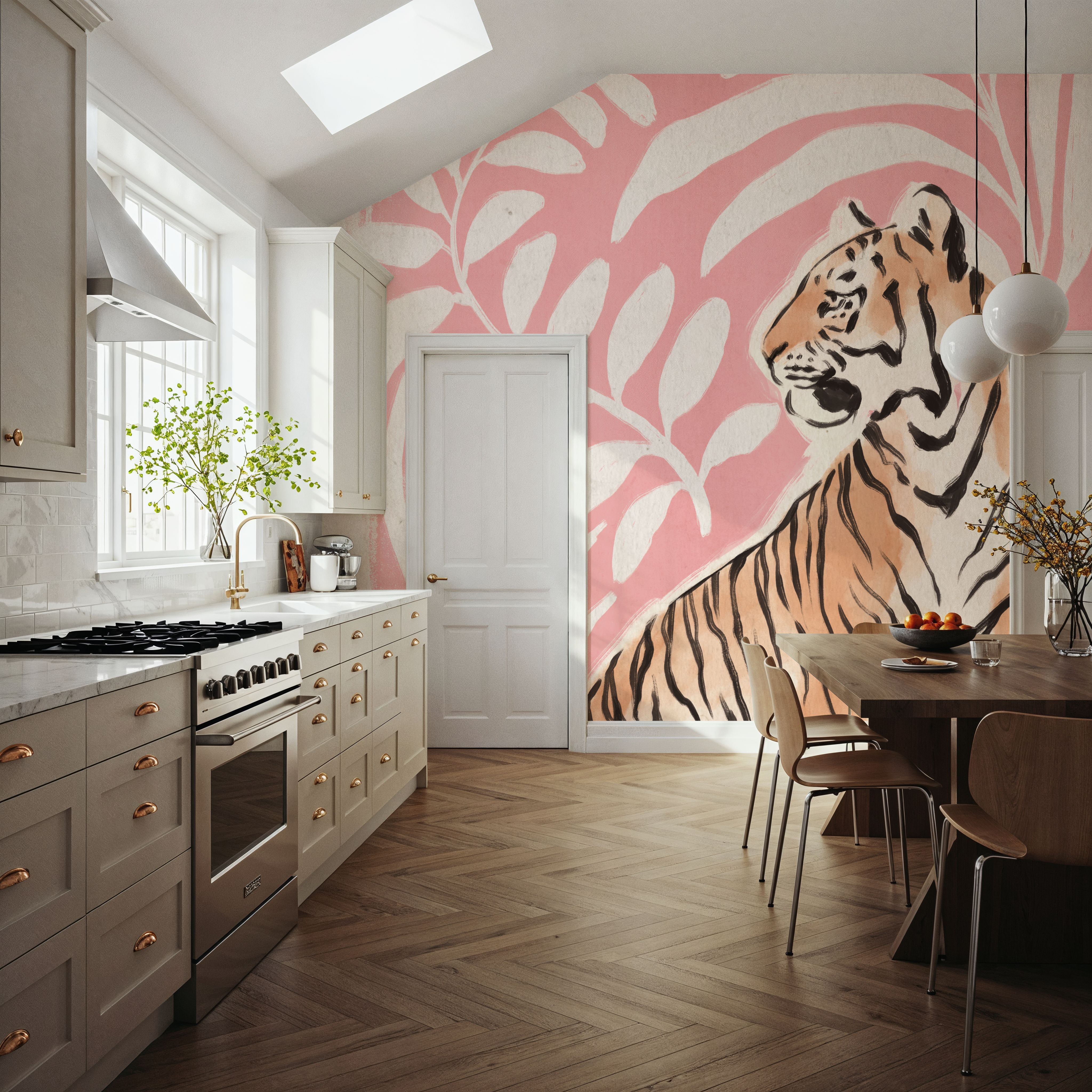Jungle Cats II Pink