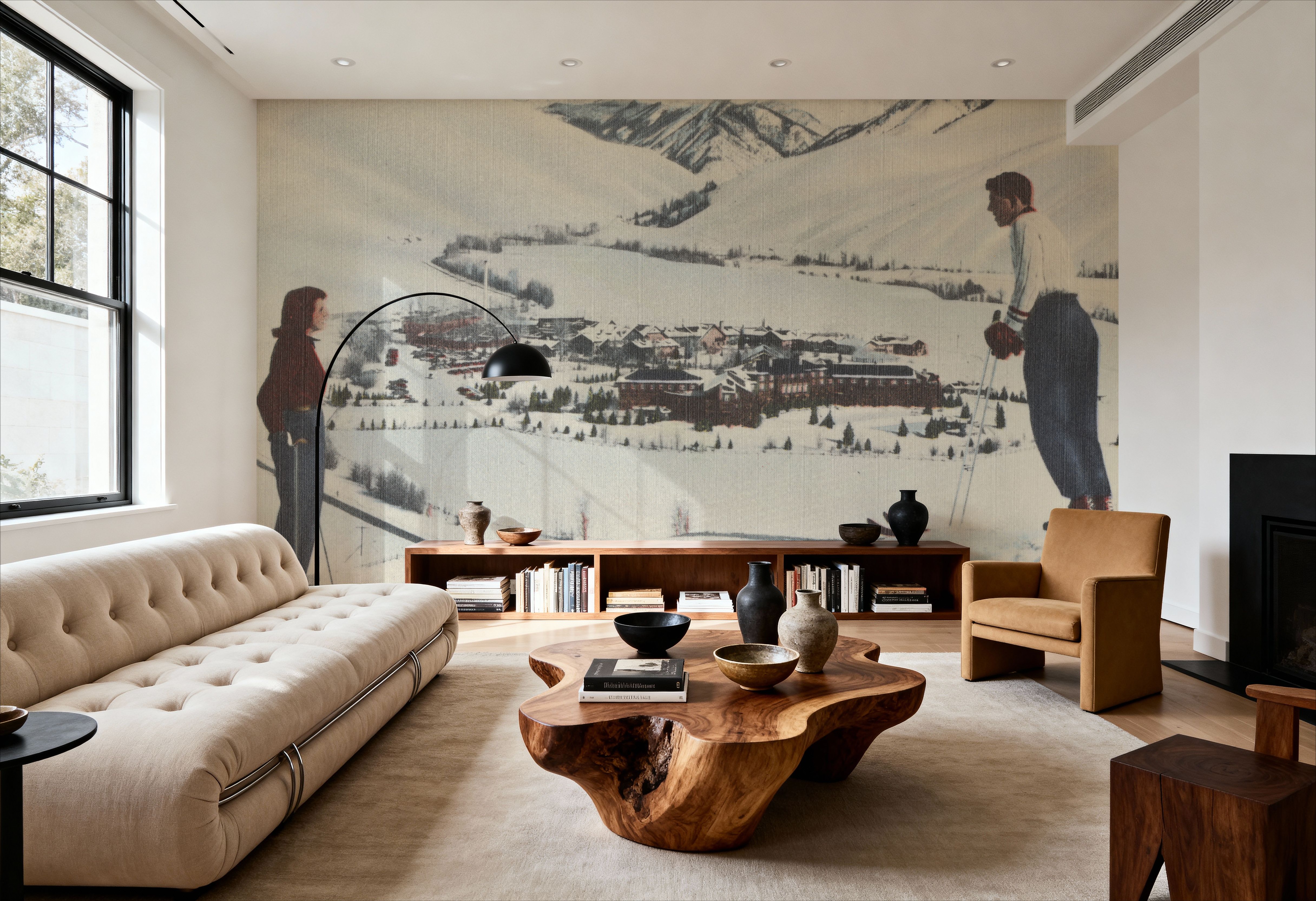 Greetings from the Slopes - Screenprint Postcard