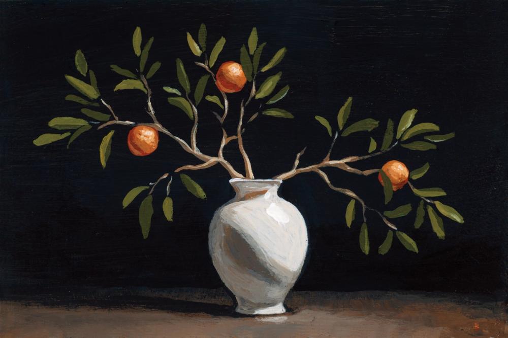 Orange Branches Still Life