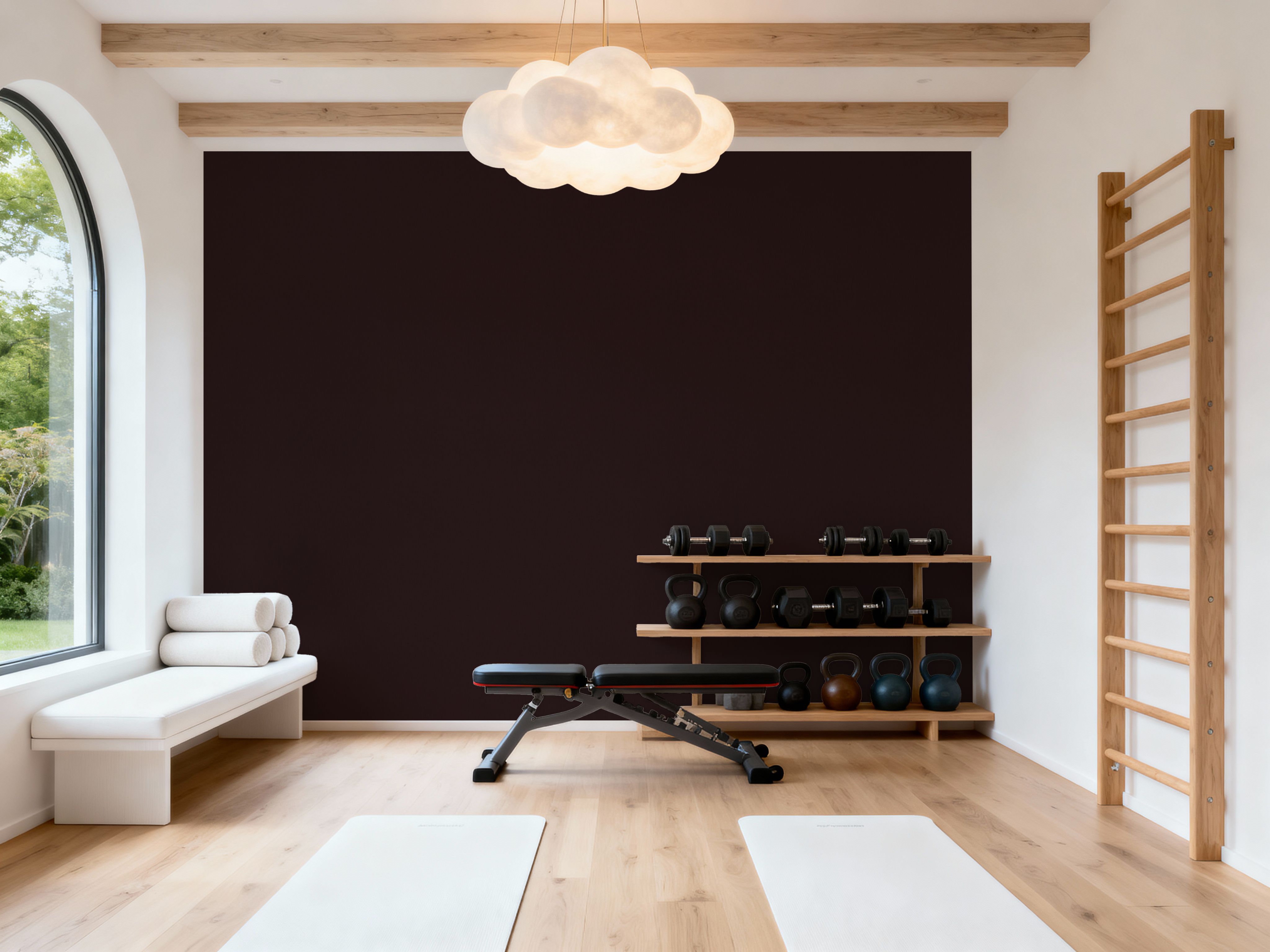 Linen Mist Murky Collection, Burgundy