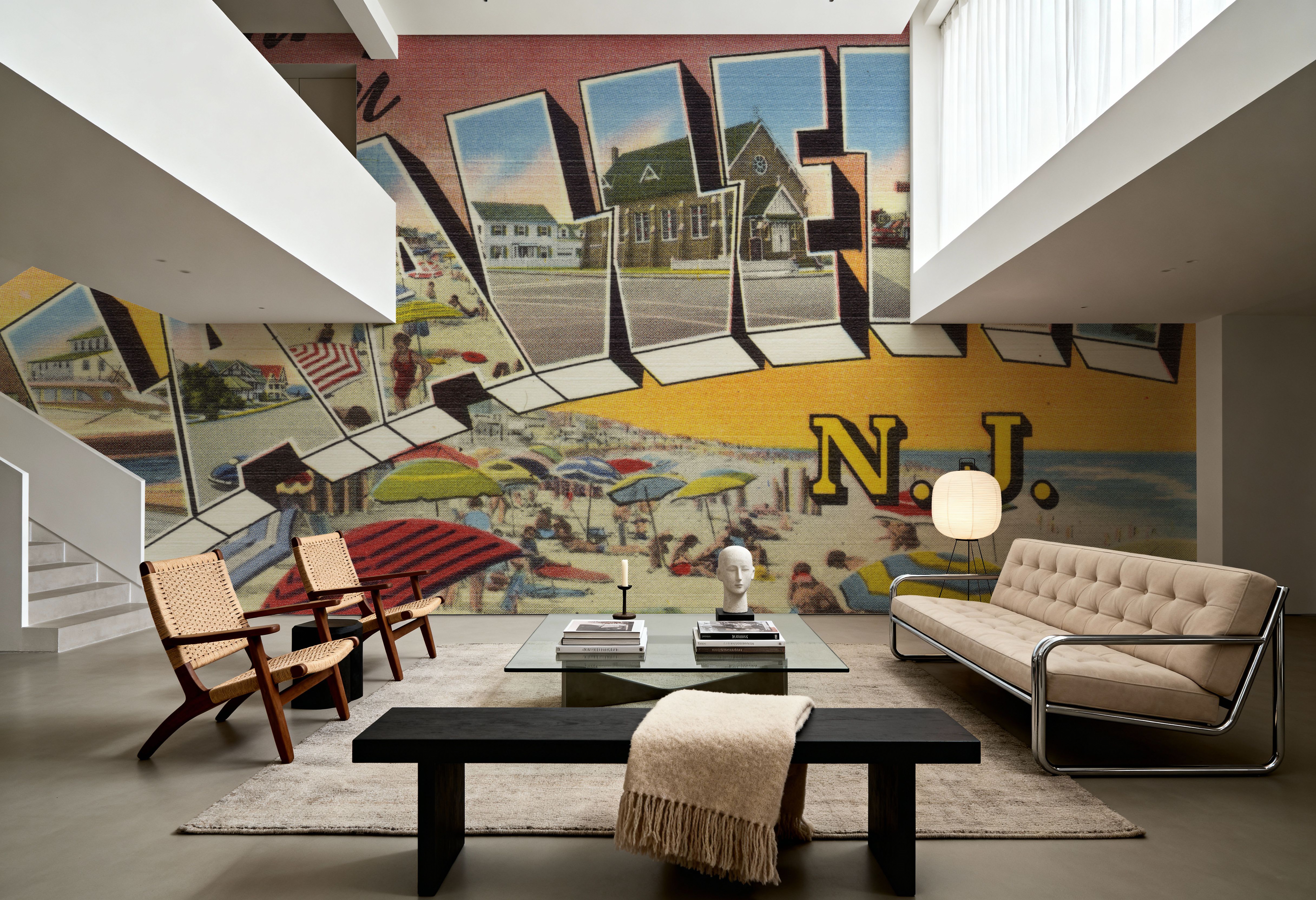 Greetings from Lavallette - Screenprint Postcard