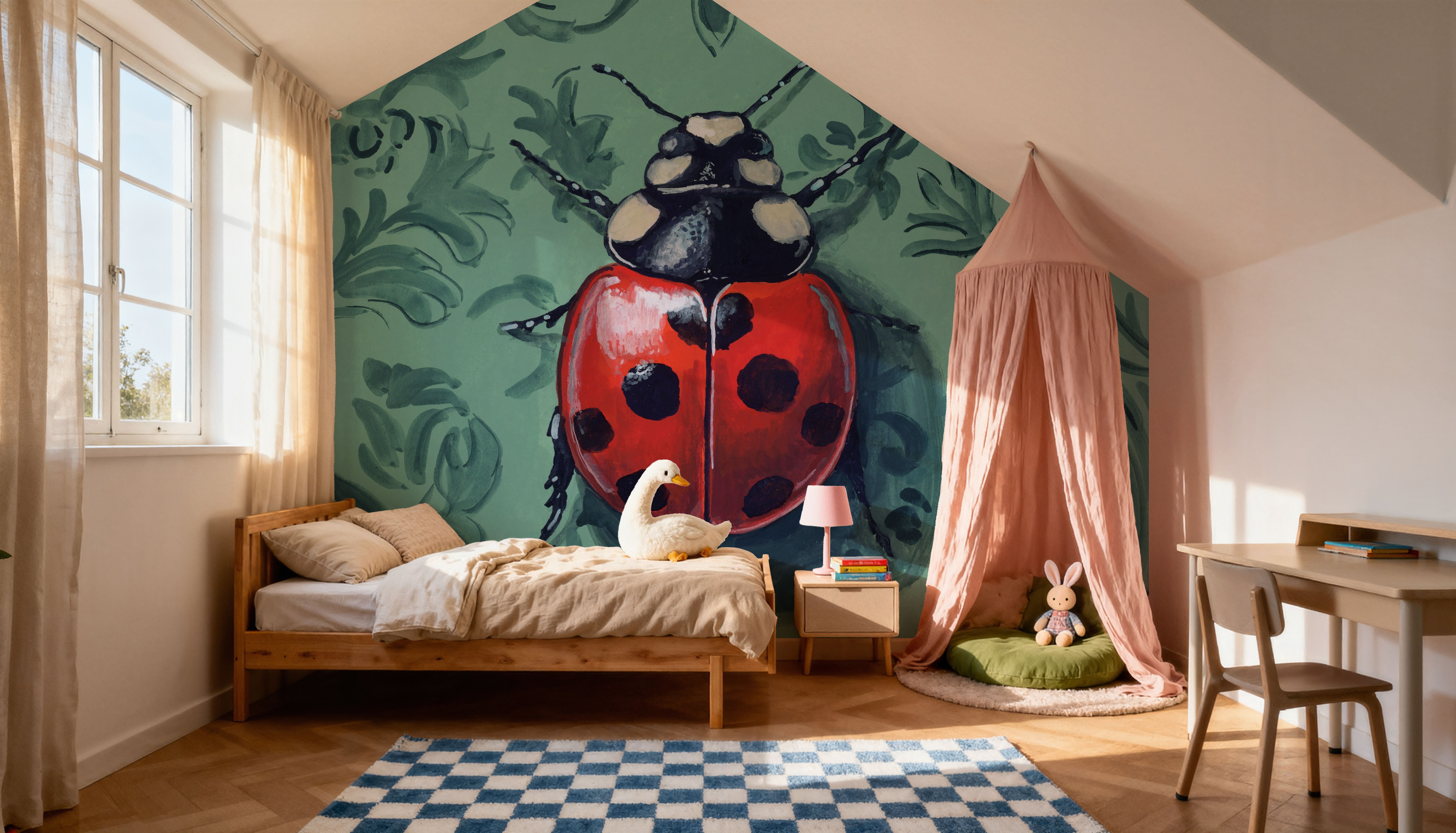 Ladybug In The Parlor Room