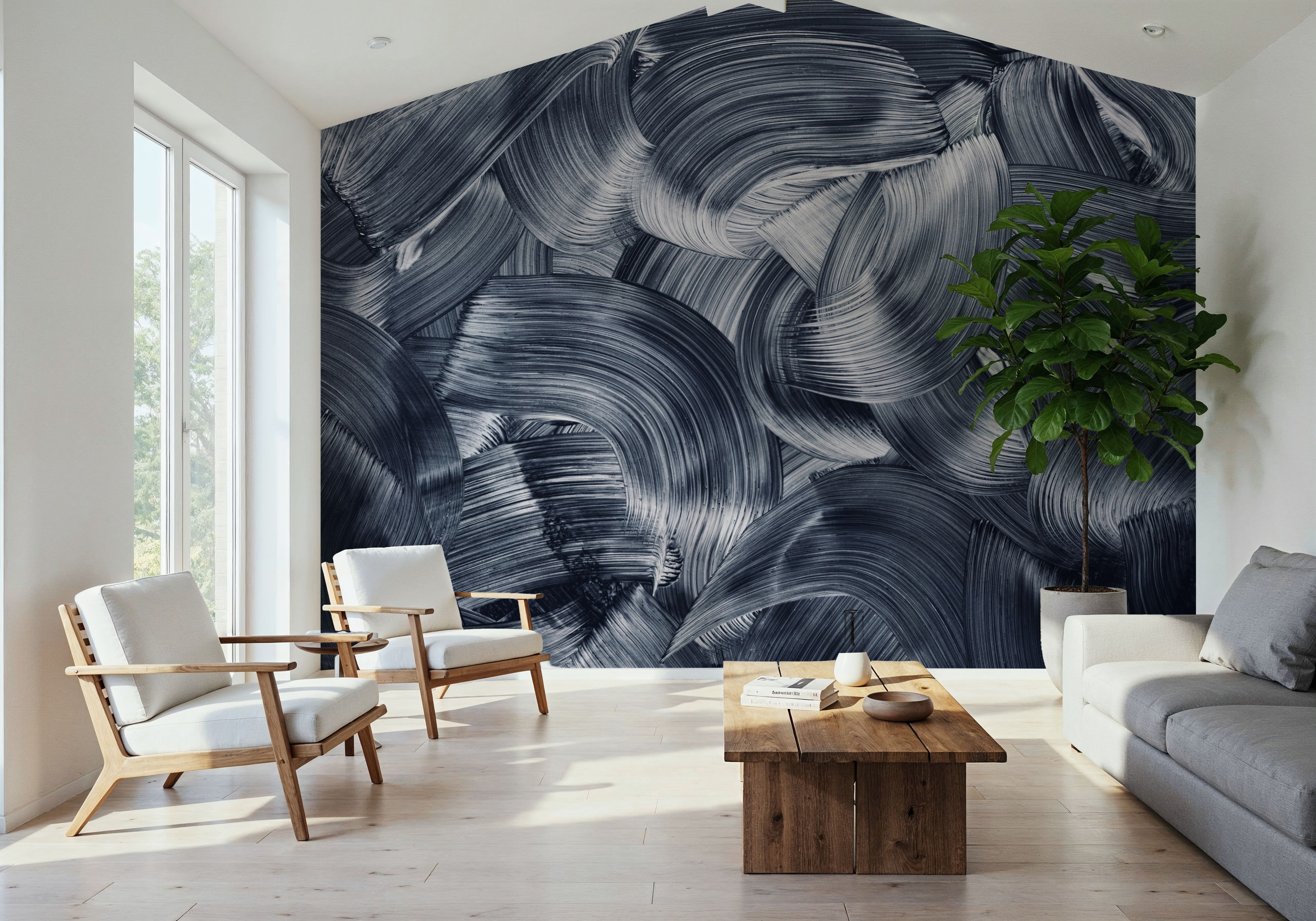 Oceania Brush Strokes, Wallpaper