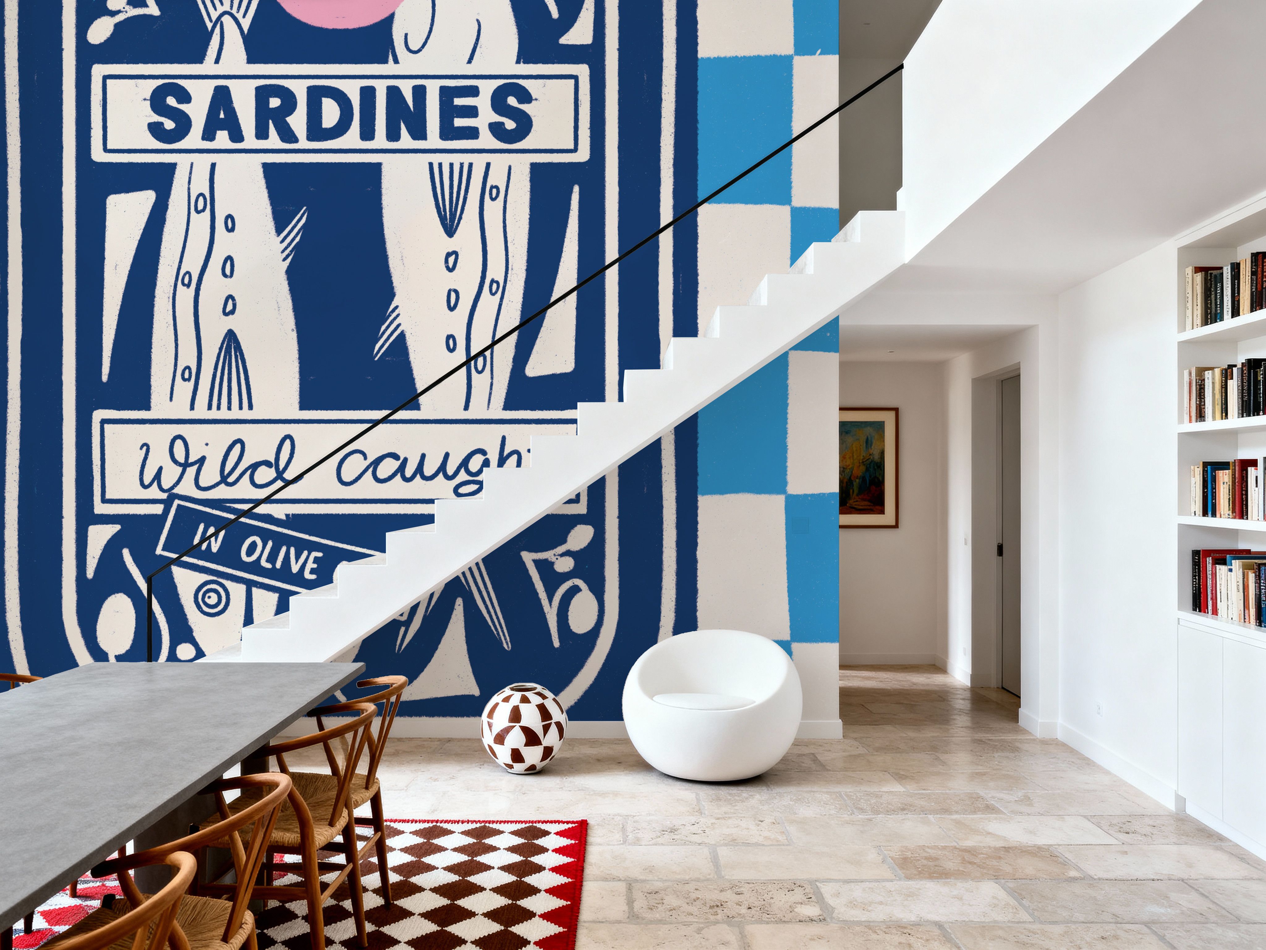 Fun Sardines I Blue