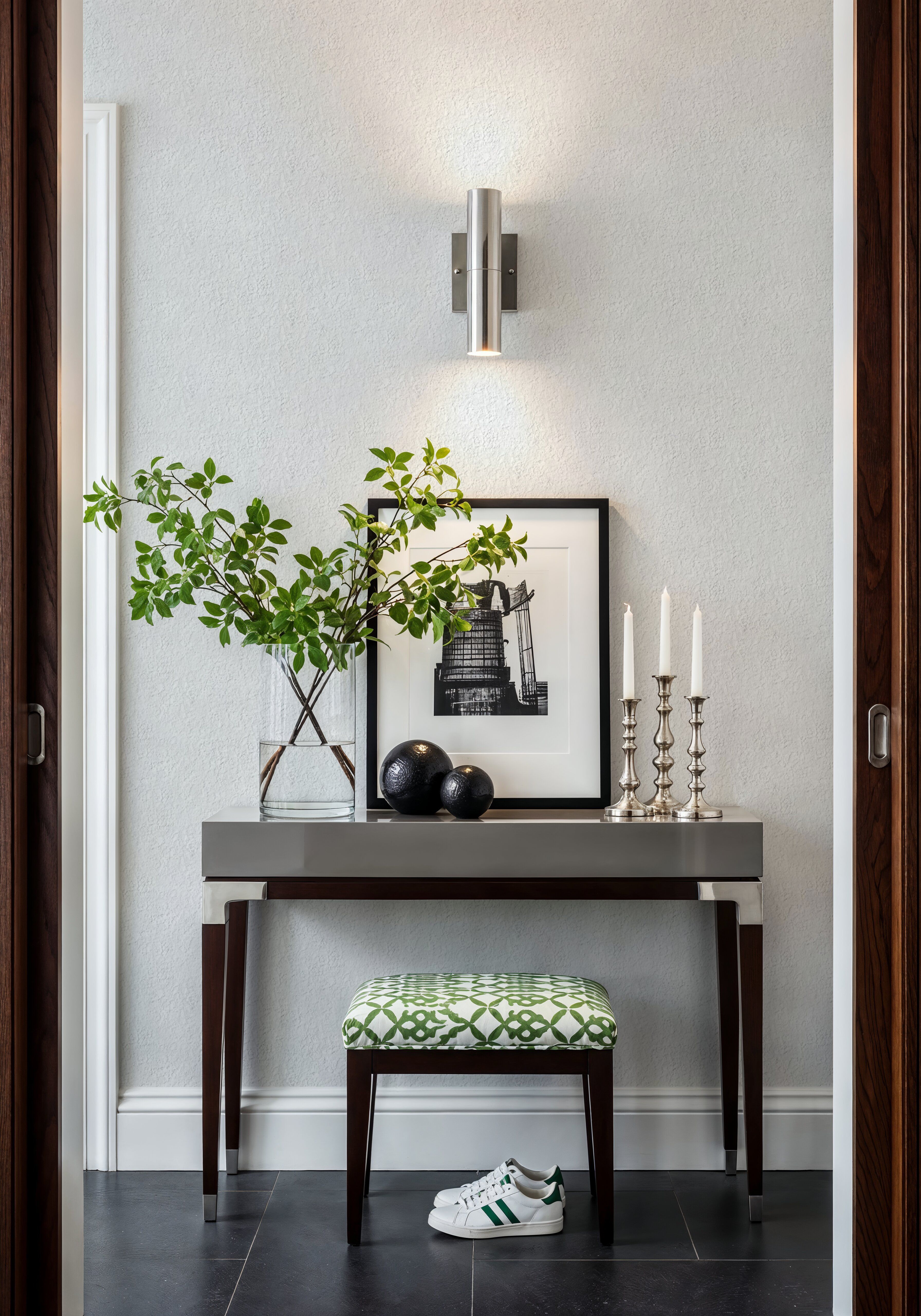 Faux Sand Stucco Finish, Chalk White