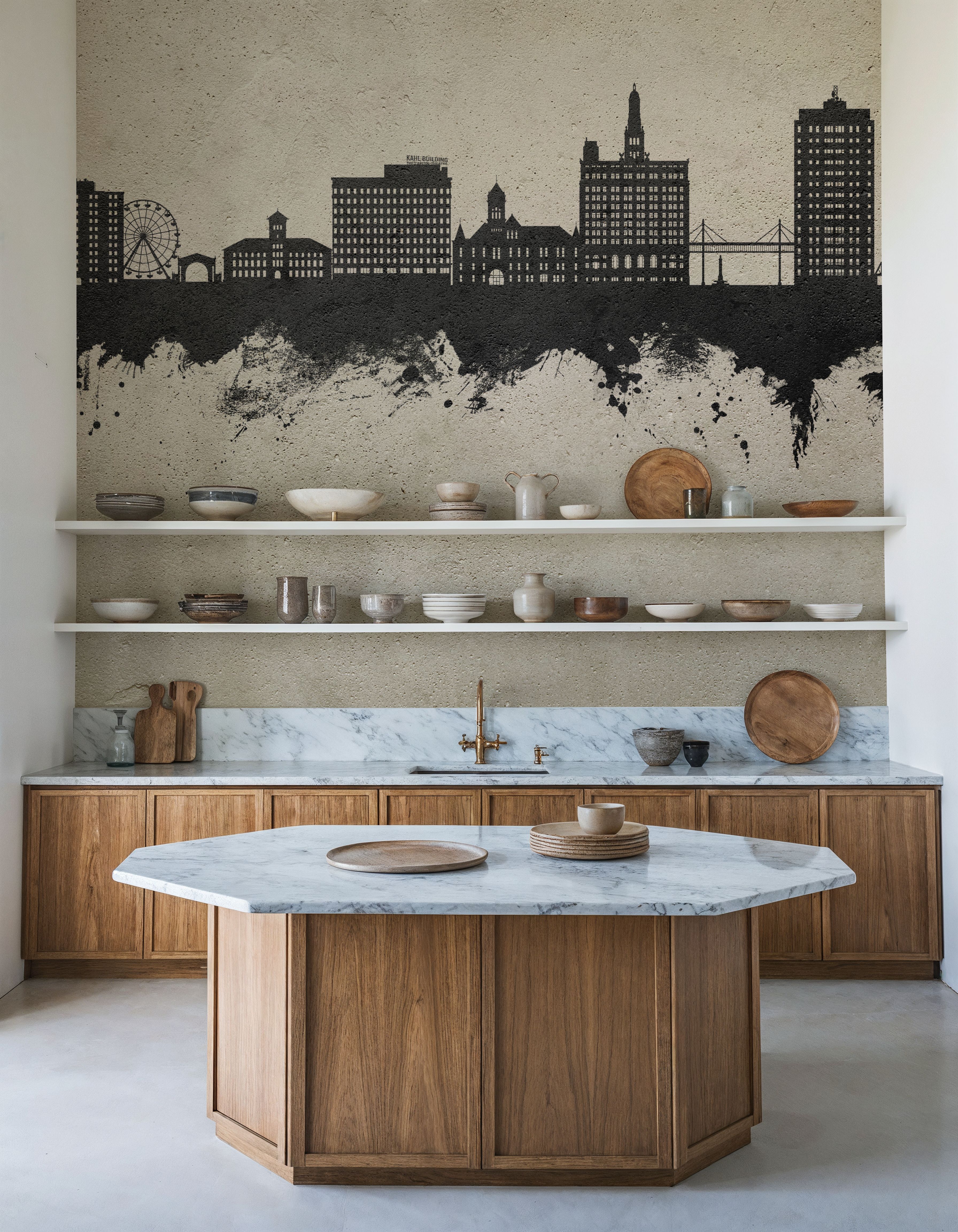 Davenport Iowa Skyline Concrete