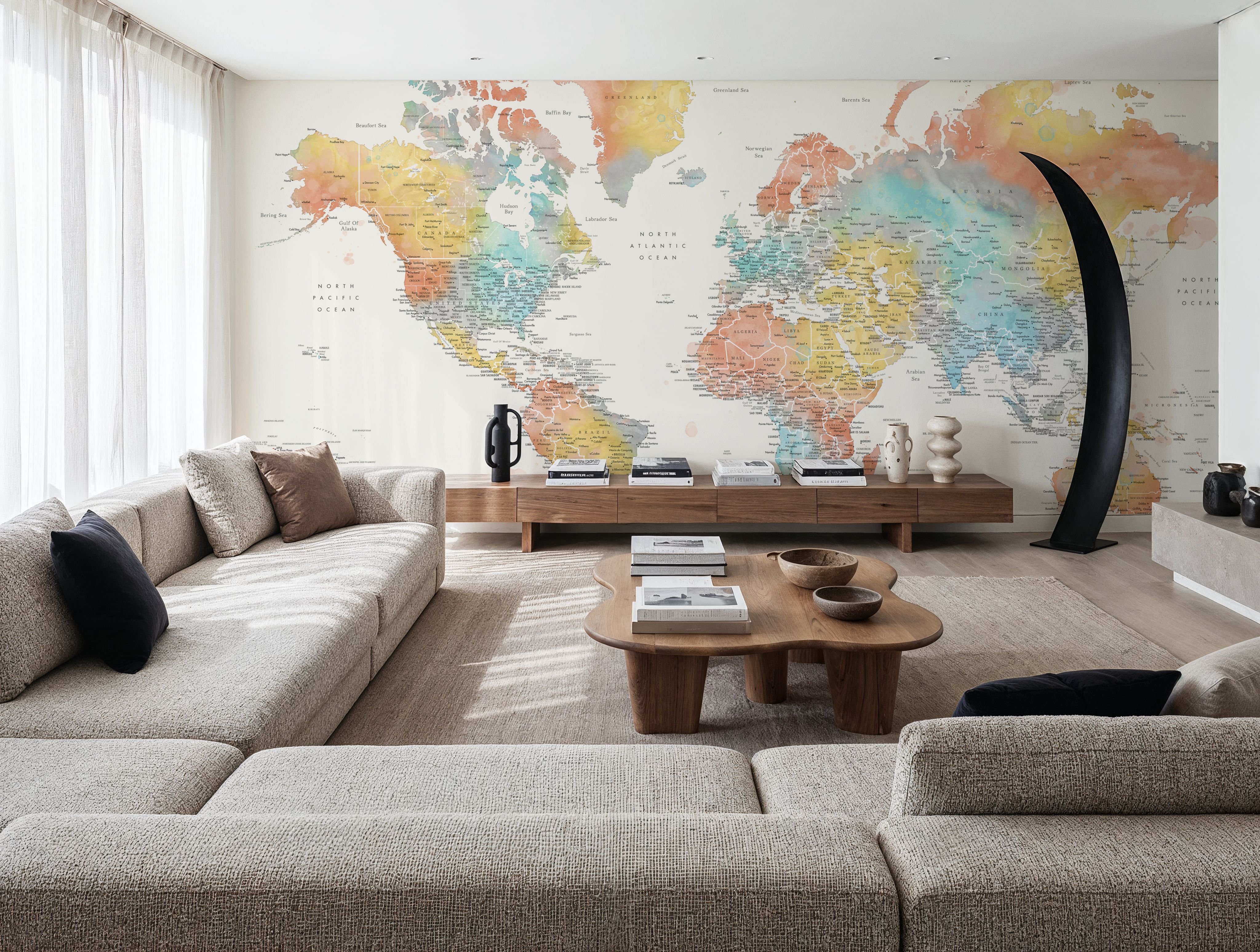 World Map Cities - Fifi