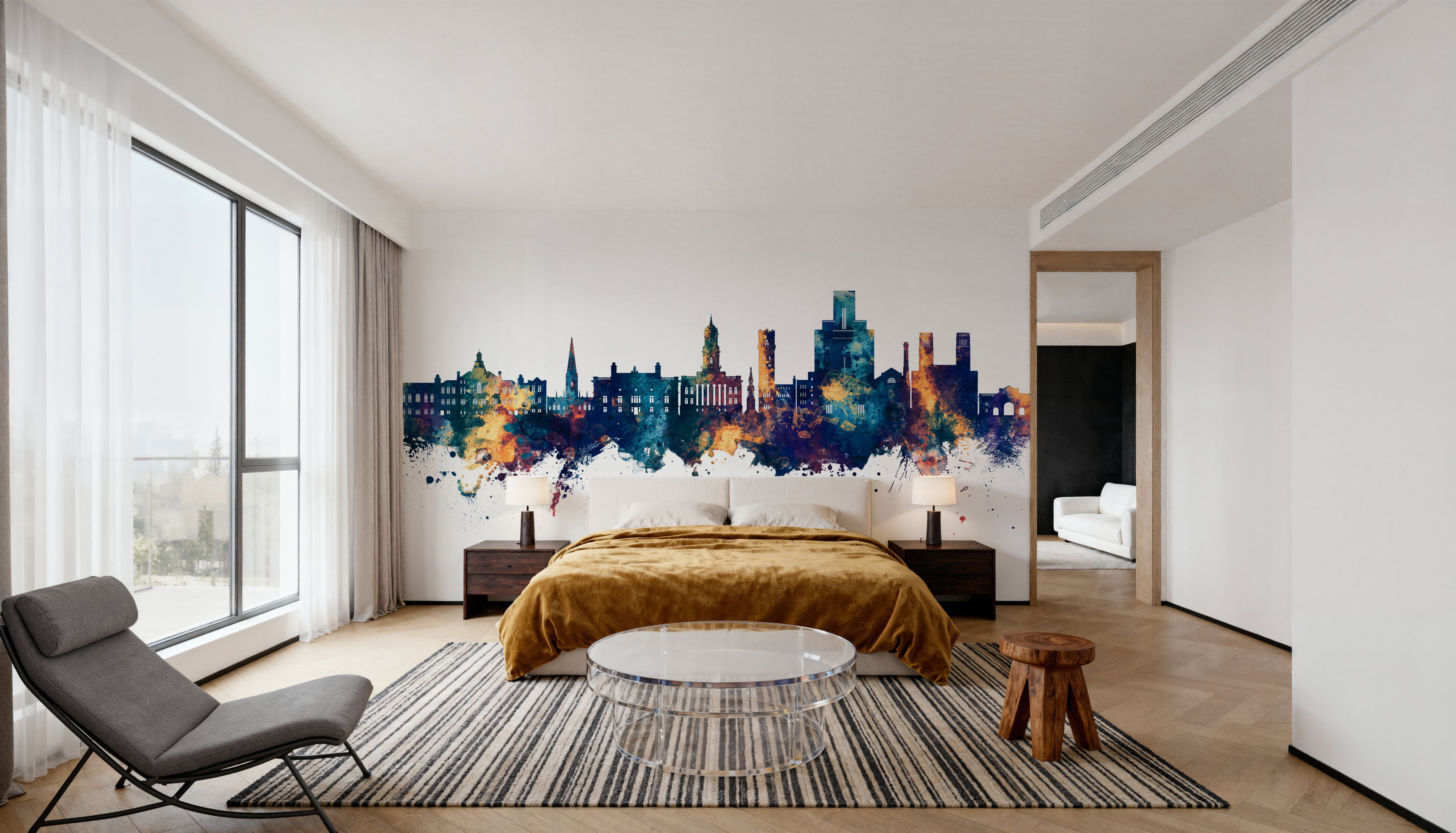 Birkehead England Skyline Blu & Bronze