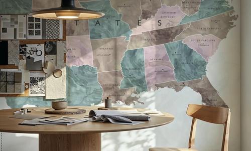 US State Map - Leire Wash