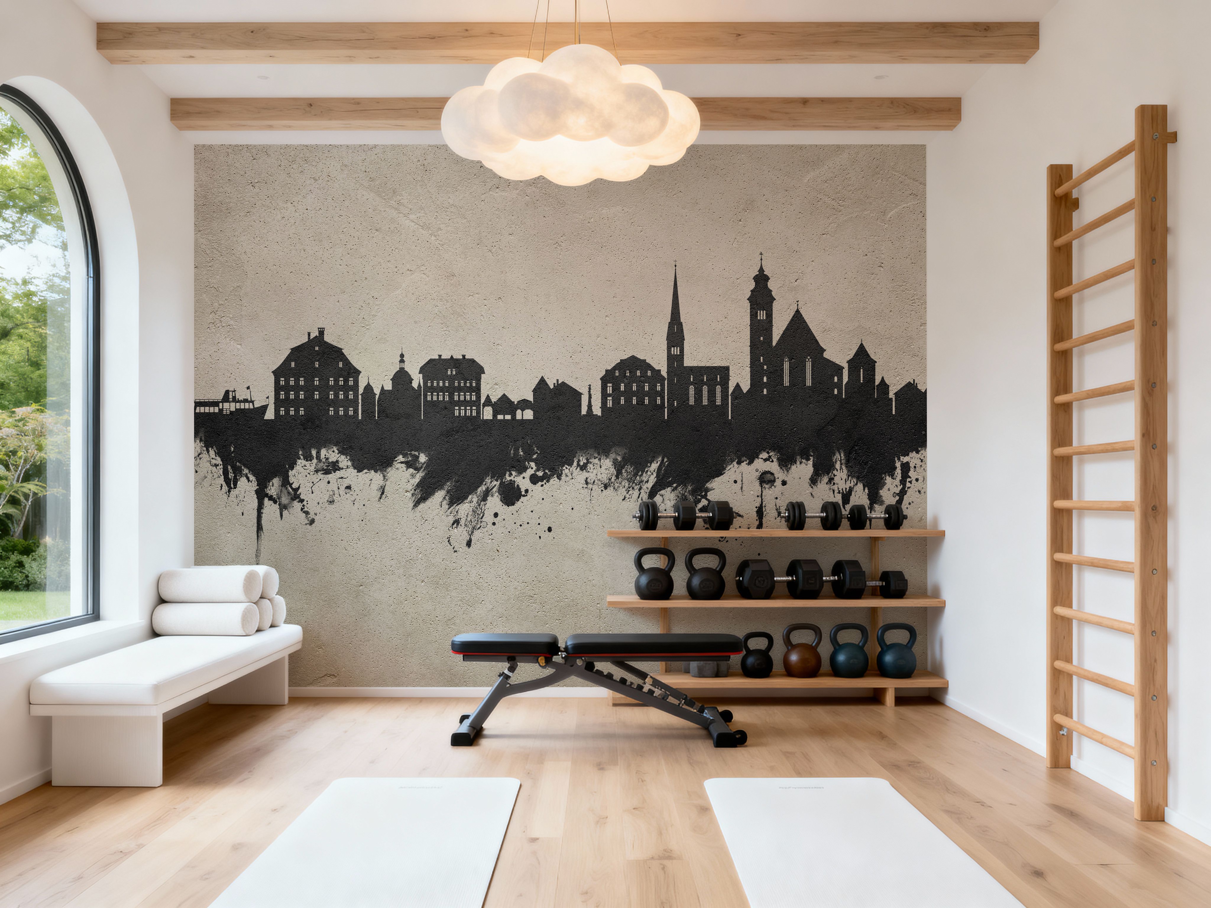 Hallstatt Austria Skyline Concrete
