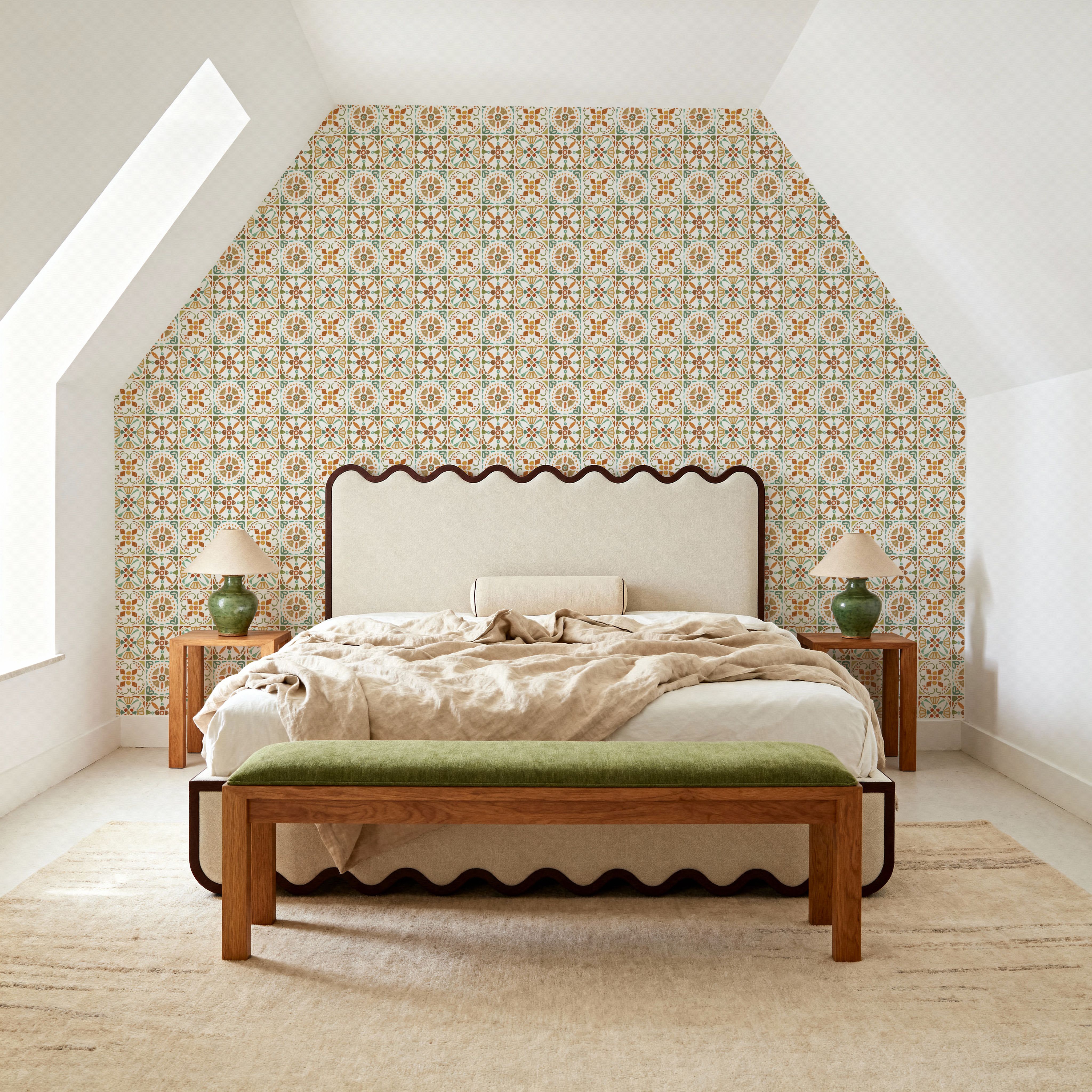 Autumn Tiles White