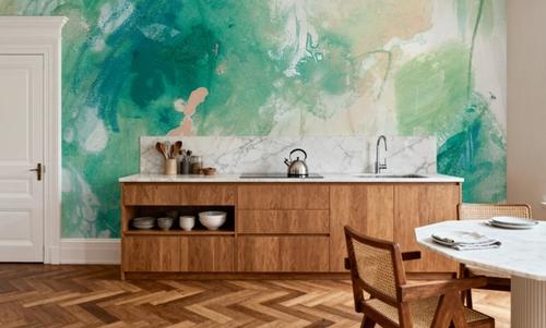 Verdigris and Melon I