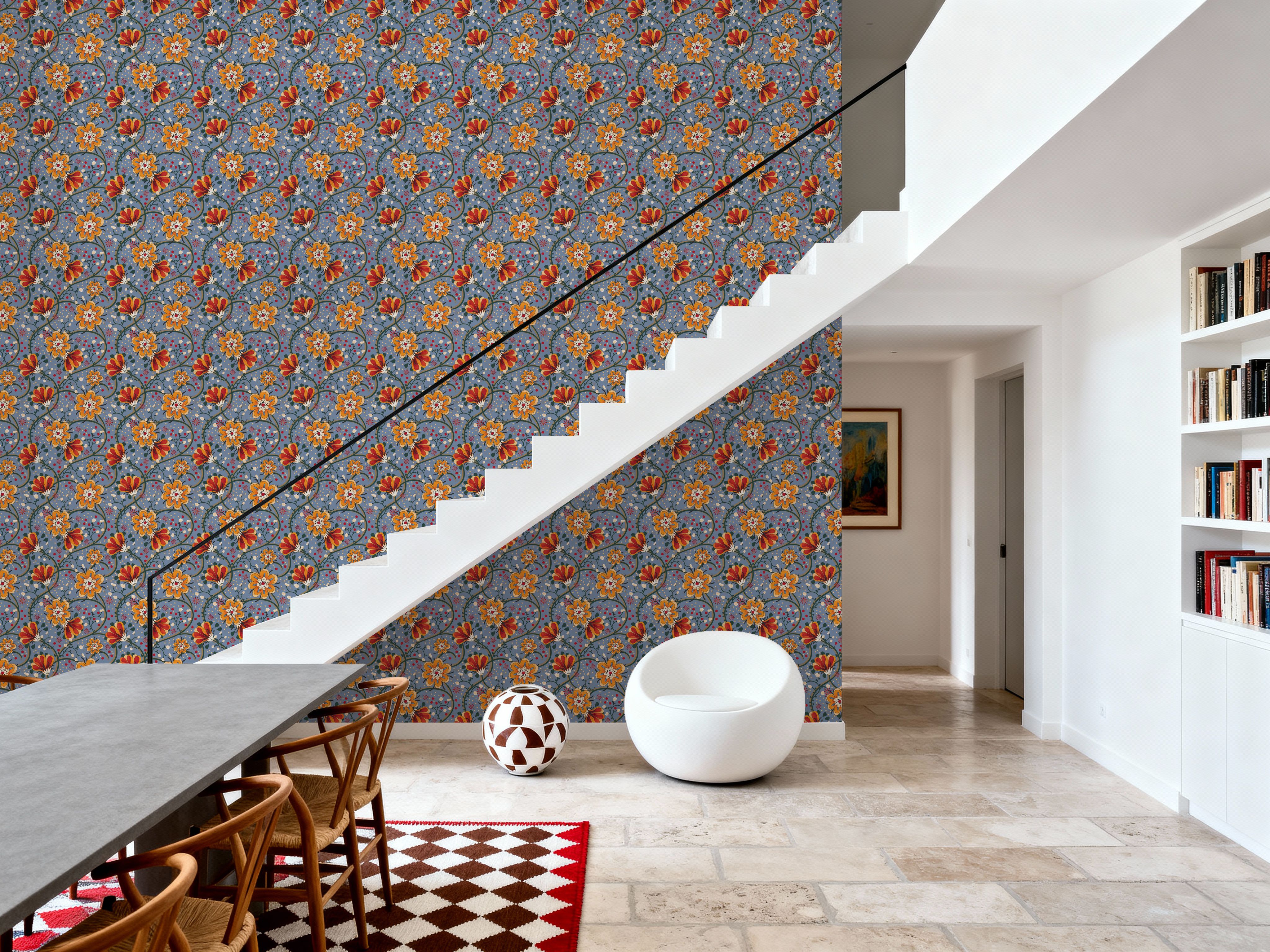 Bohemian Vines, Blue