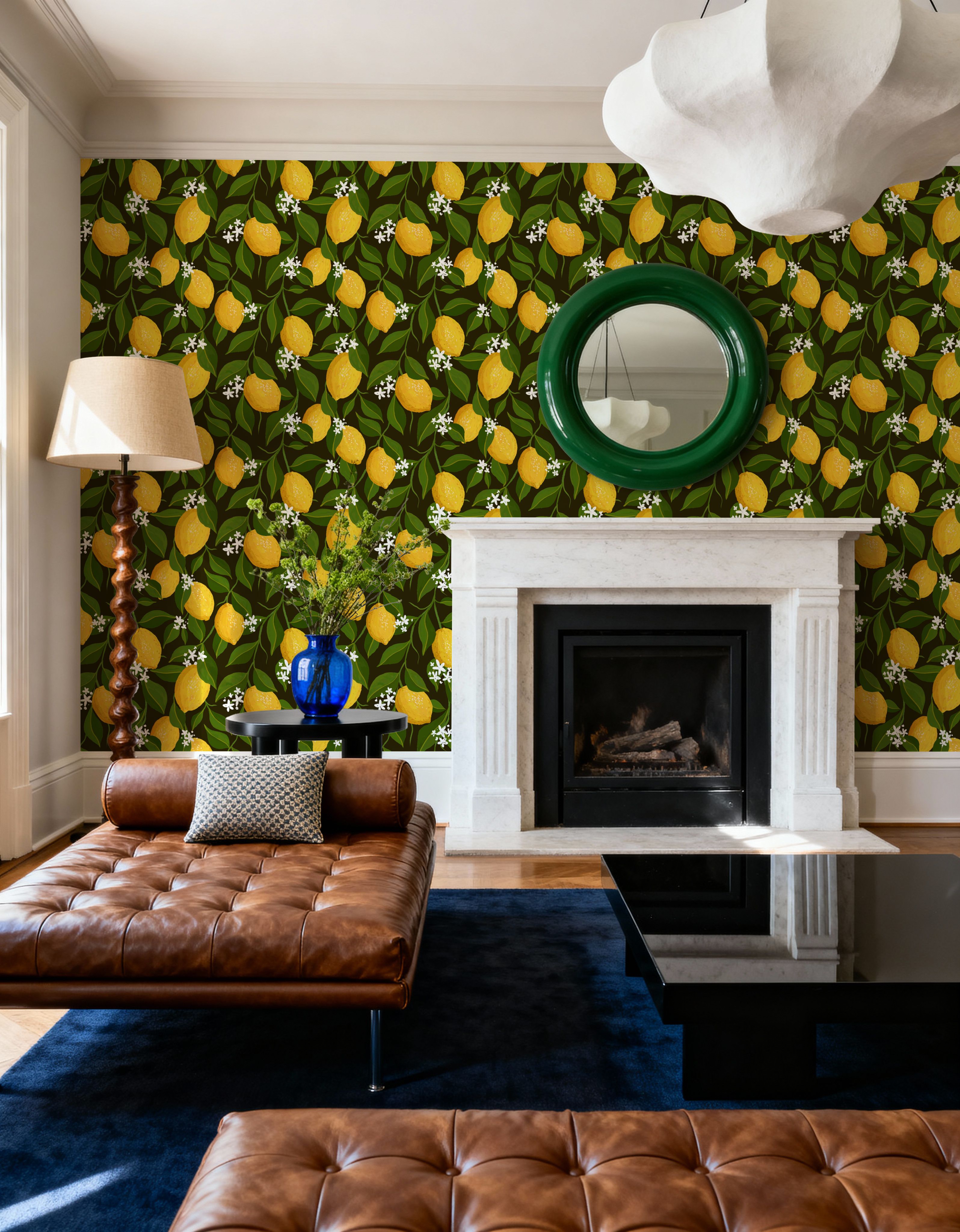 Papillion II, Brown, Wallpaper