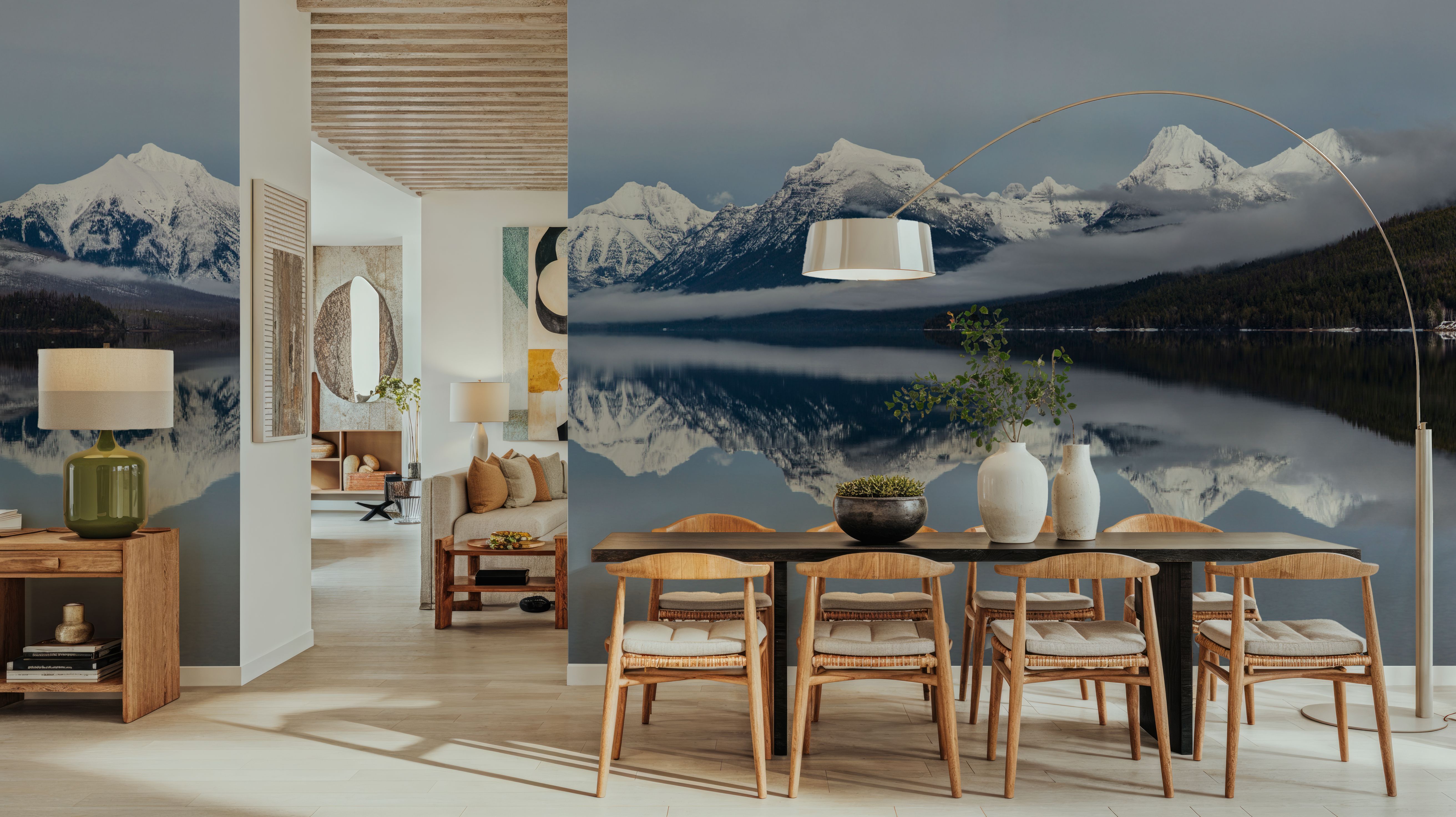 Mountains Over Lake , Papier peint