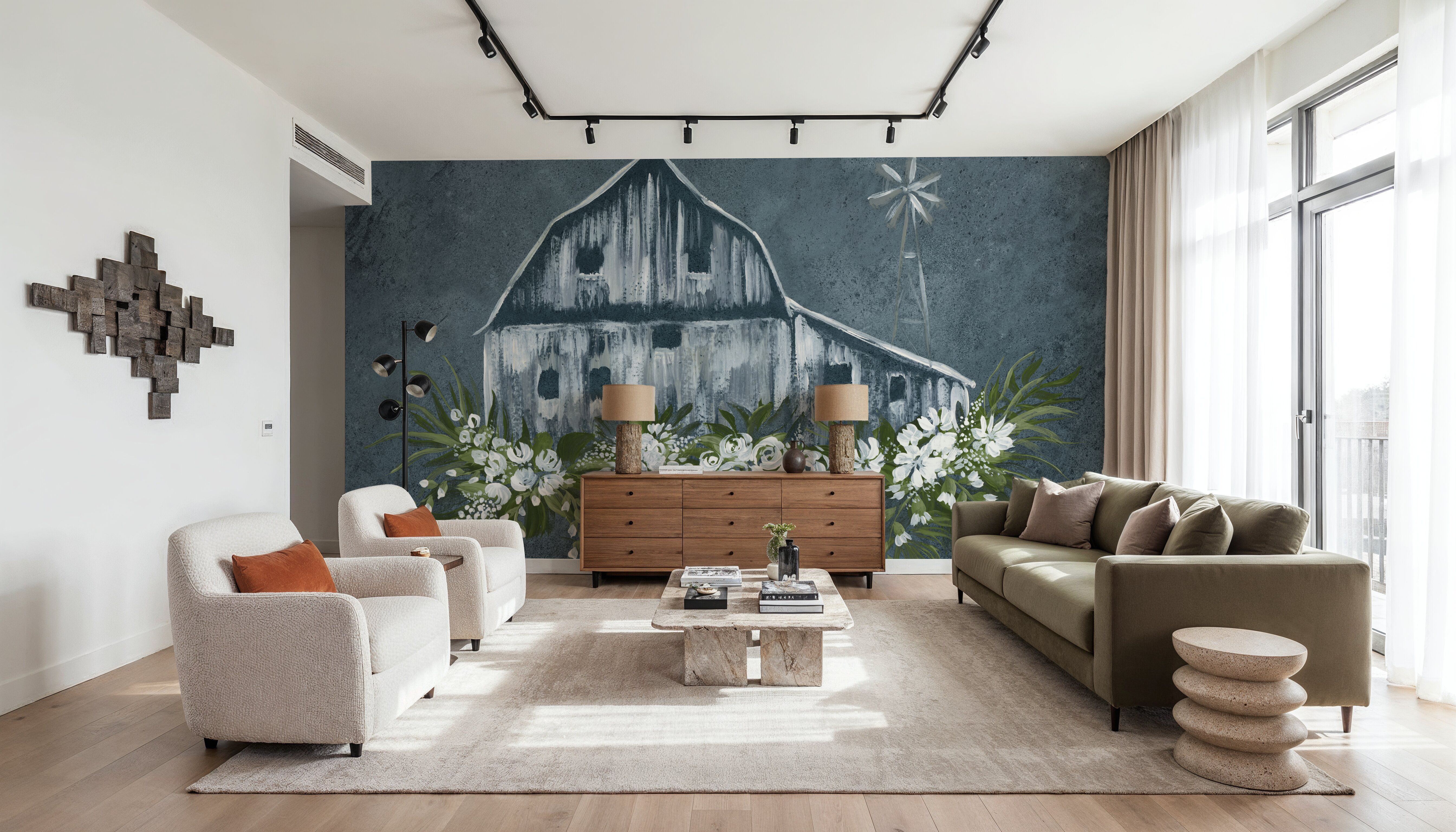 Adorned Barn Sketch Denim