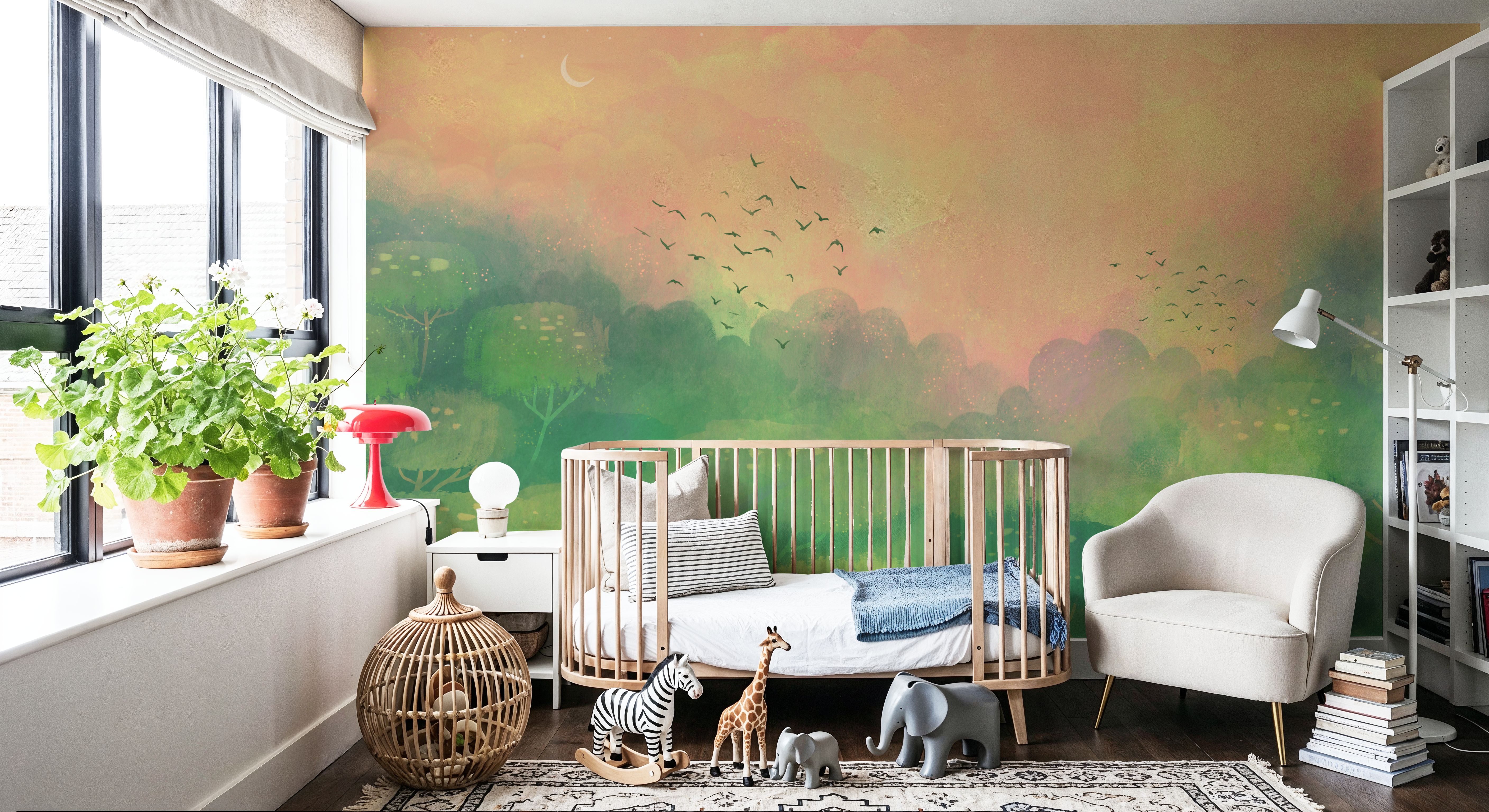 Dreamy Landscape, Peach