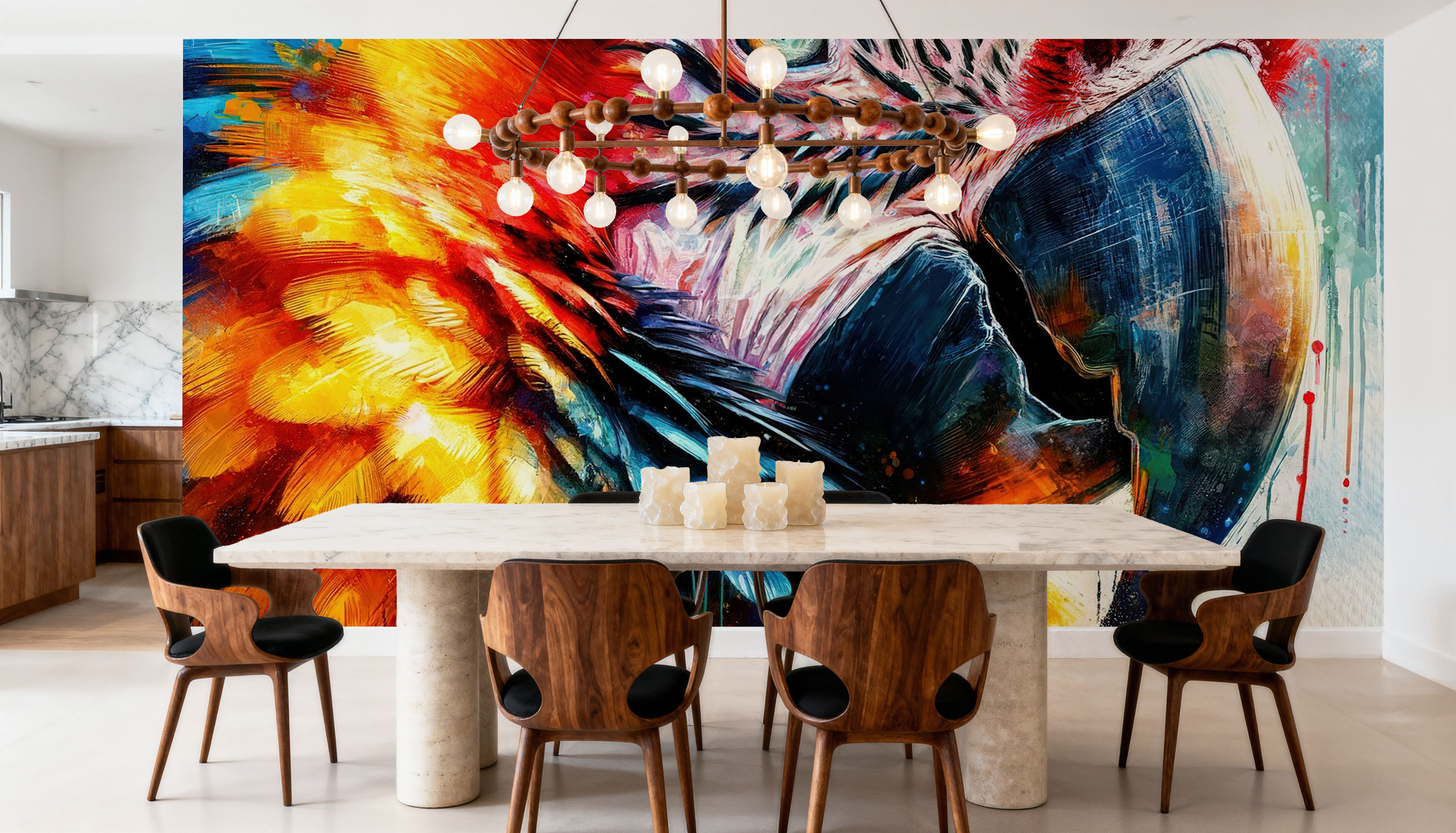 Watercolor Macaw, Wallpaper