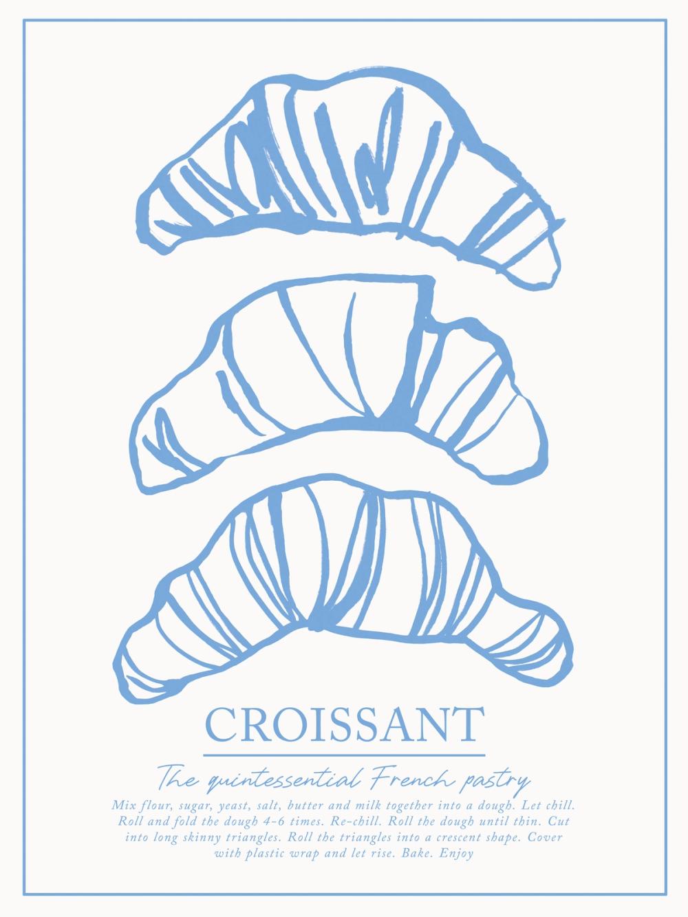 Breakfast Doodles VI White