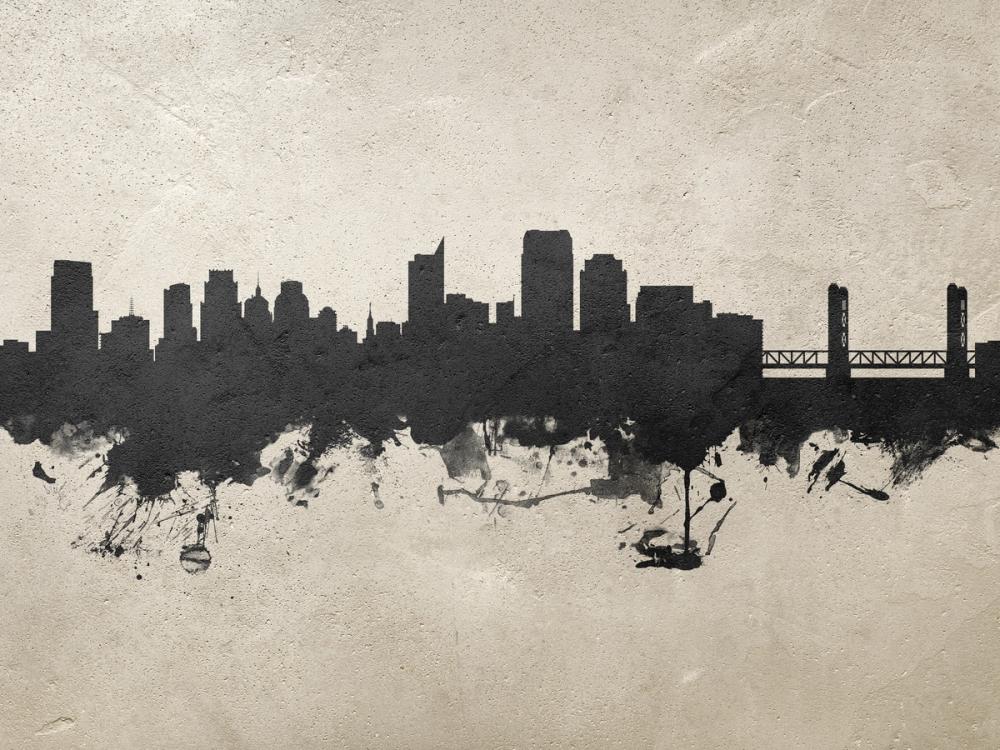 Sacramento California Skyline Concrete