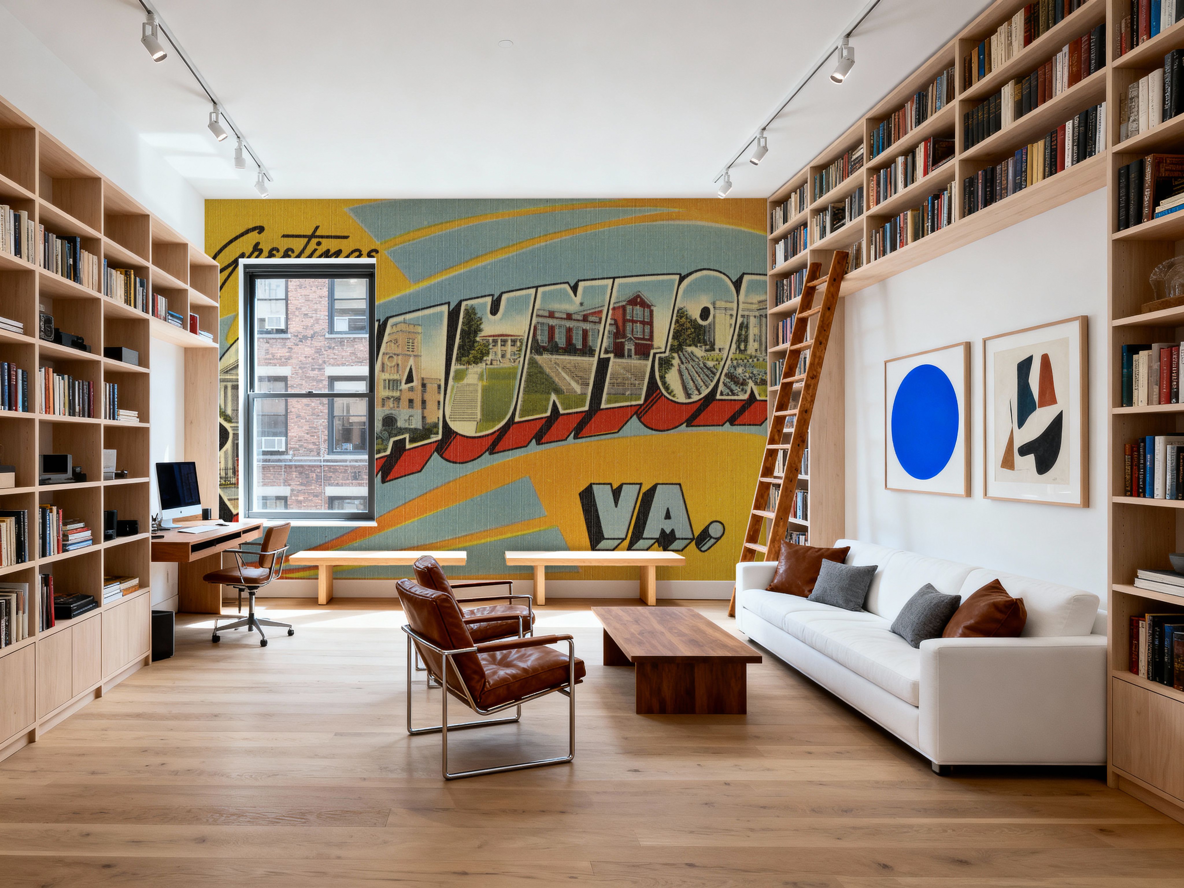 Greetings from Staunton - Screenprint Postcard