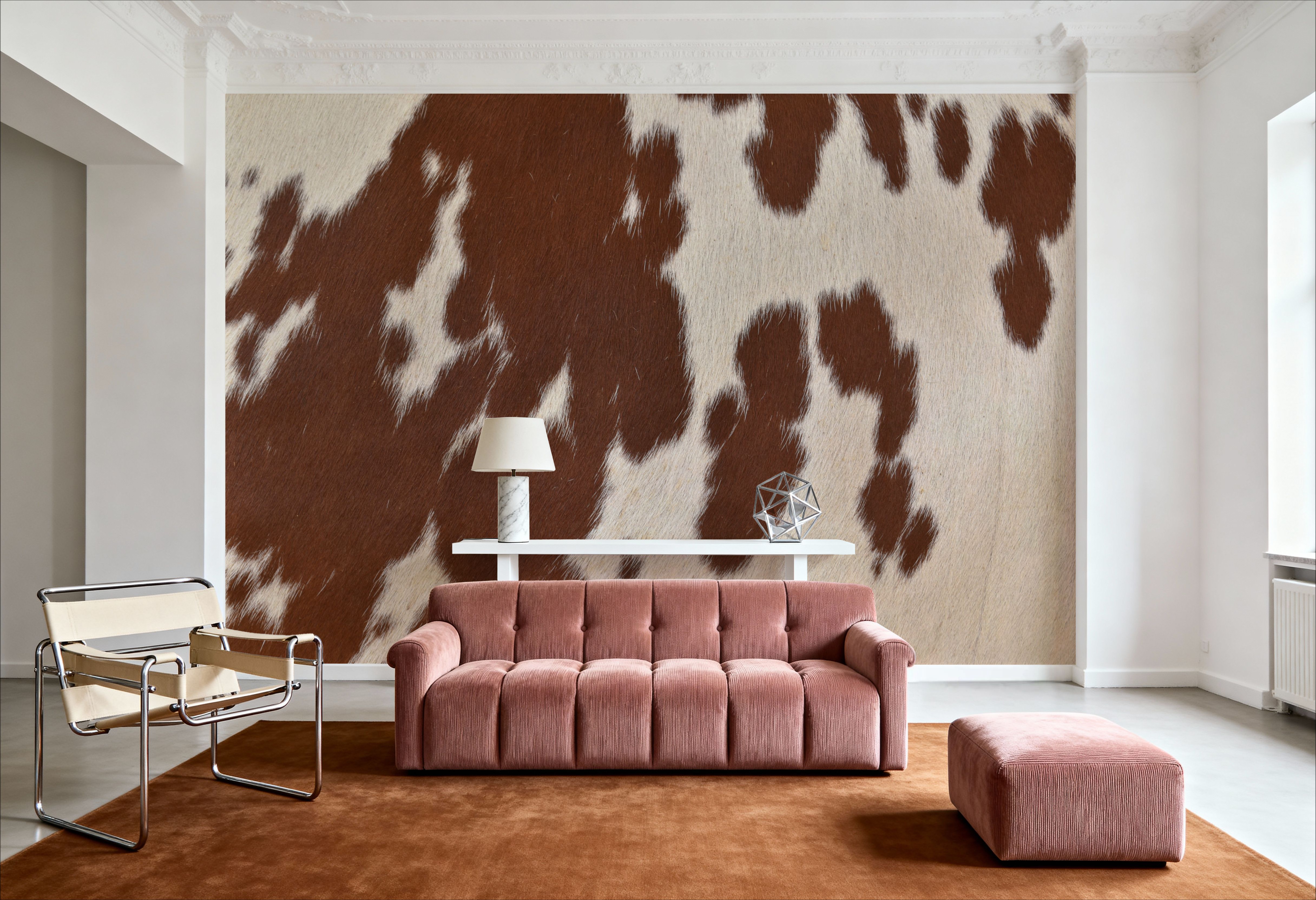 Brown Spotted Cow Hide