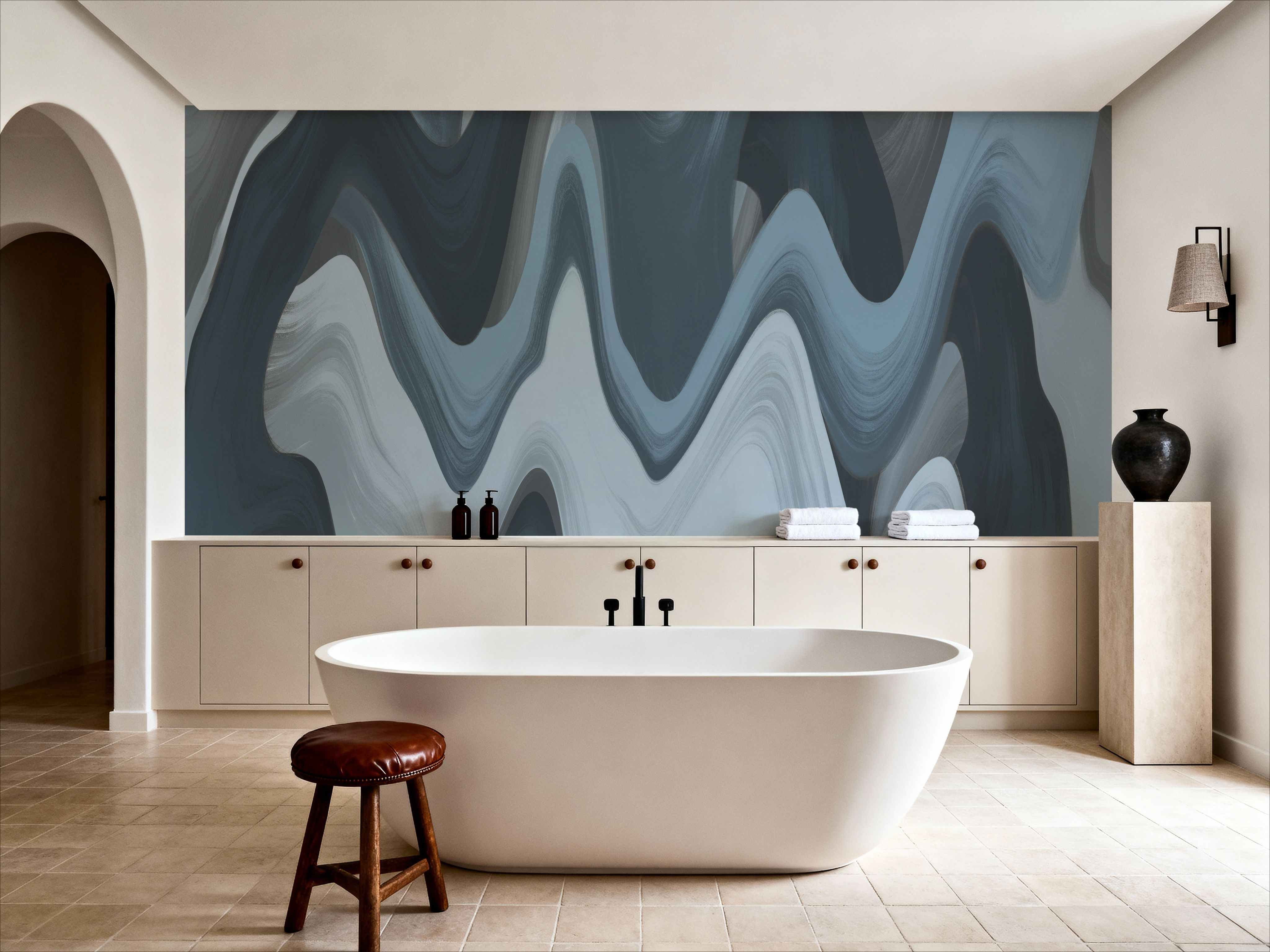 Abstract Paints, Denim