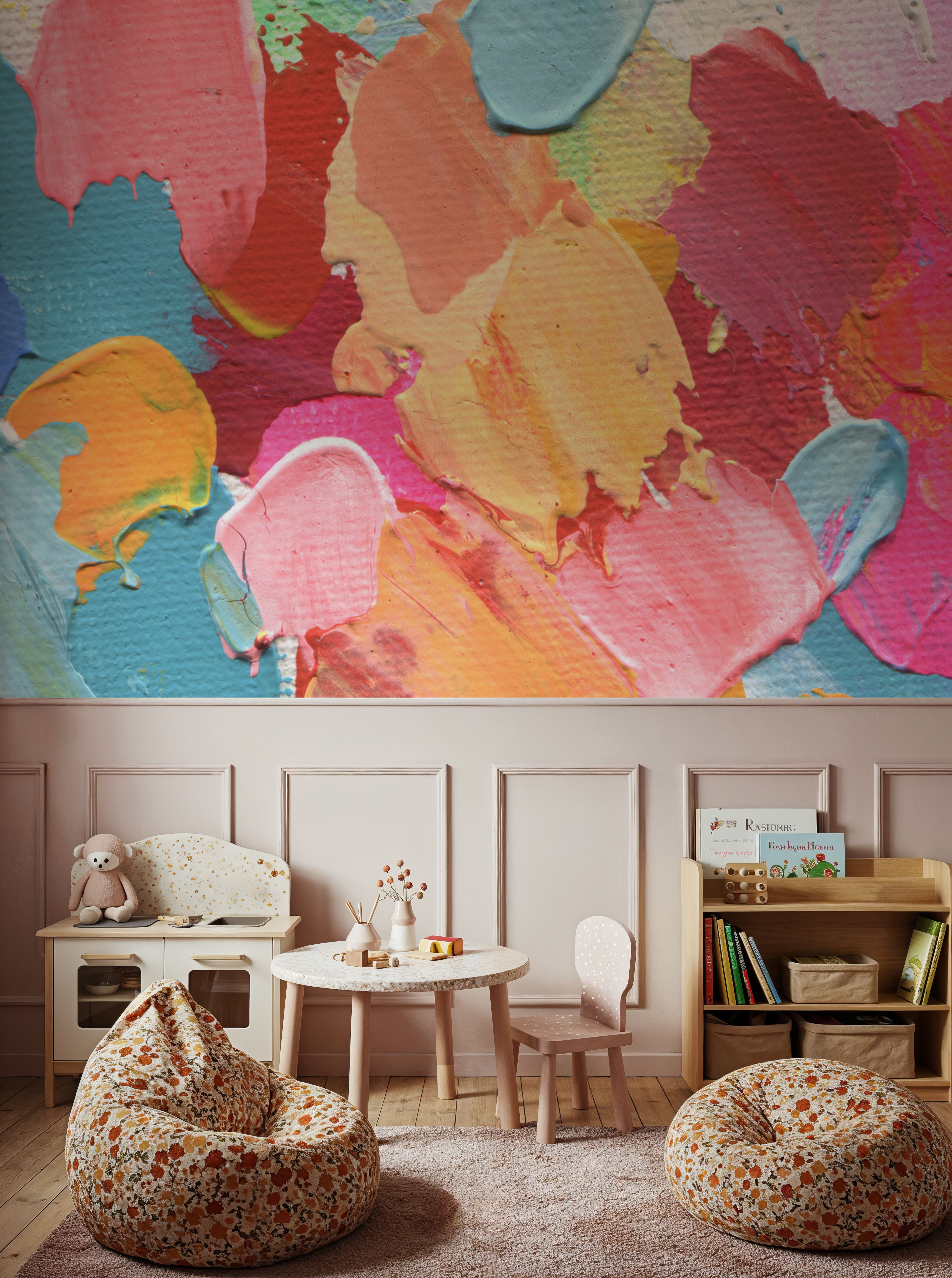 Abstract Rainbow Smudge