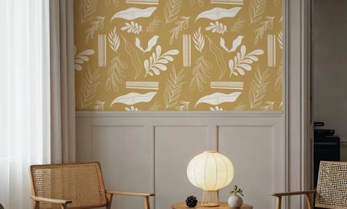 Autumn Leaves Beige