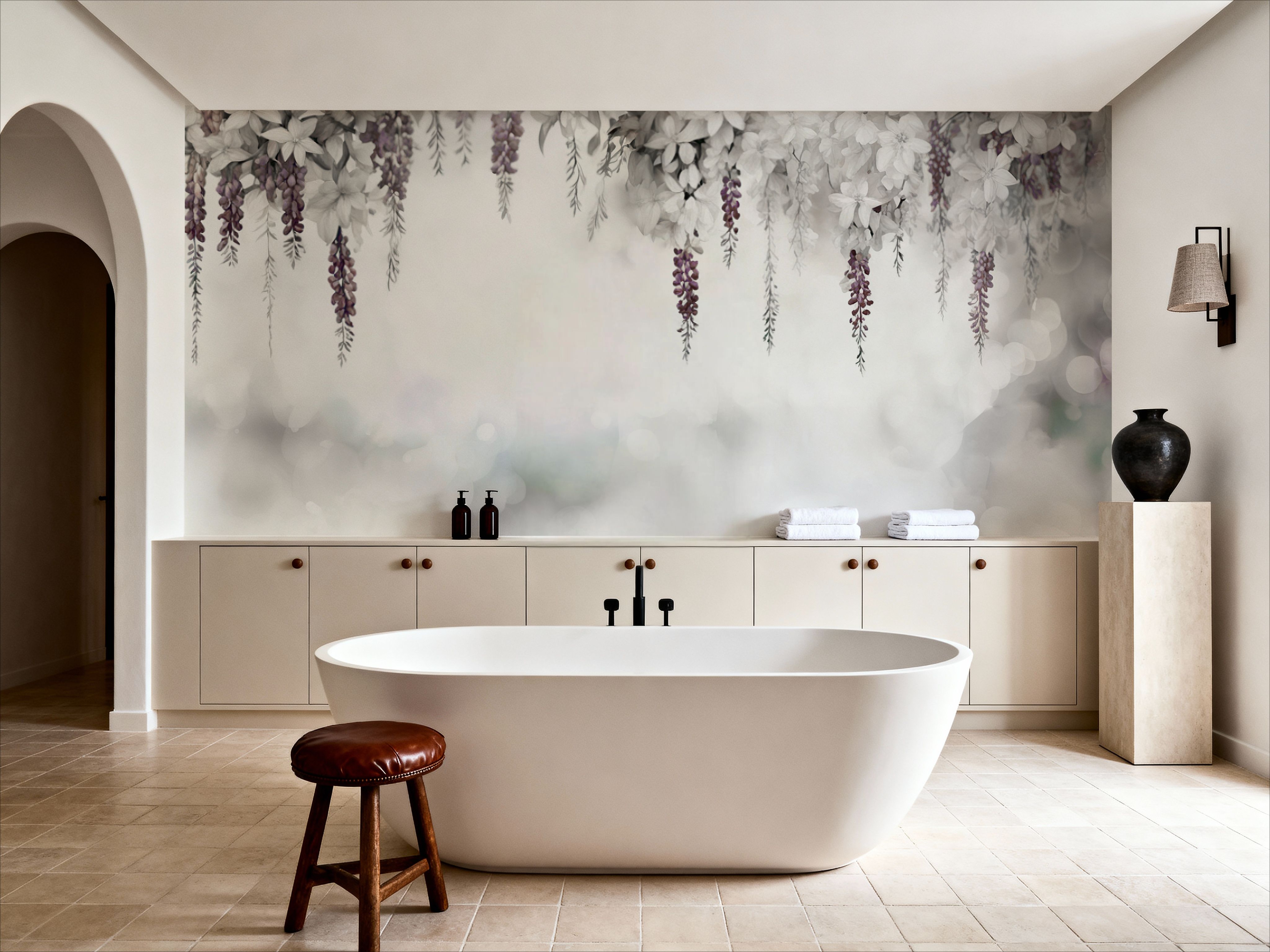 Gentle Wisteria Garden Purple