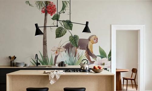 Paradise Bird And Monkey