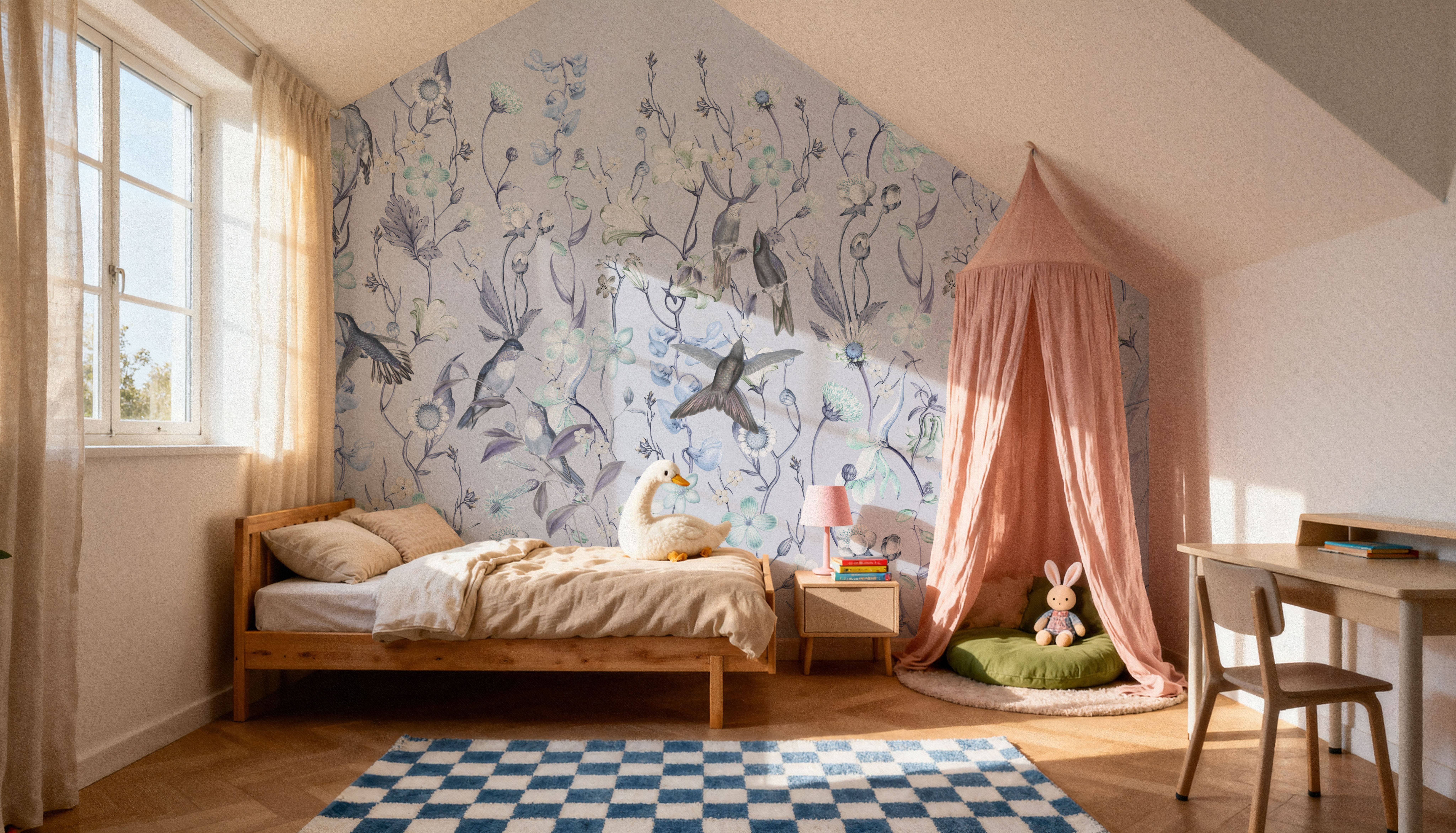 Bird Garden Blue