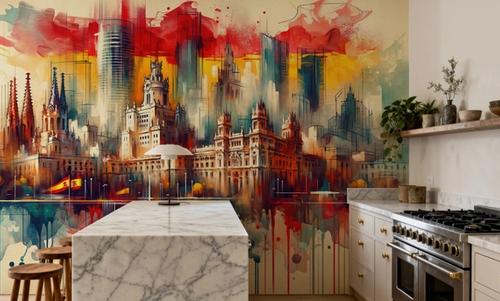 Watercolor Landmarks Spain